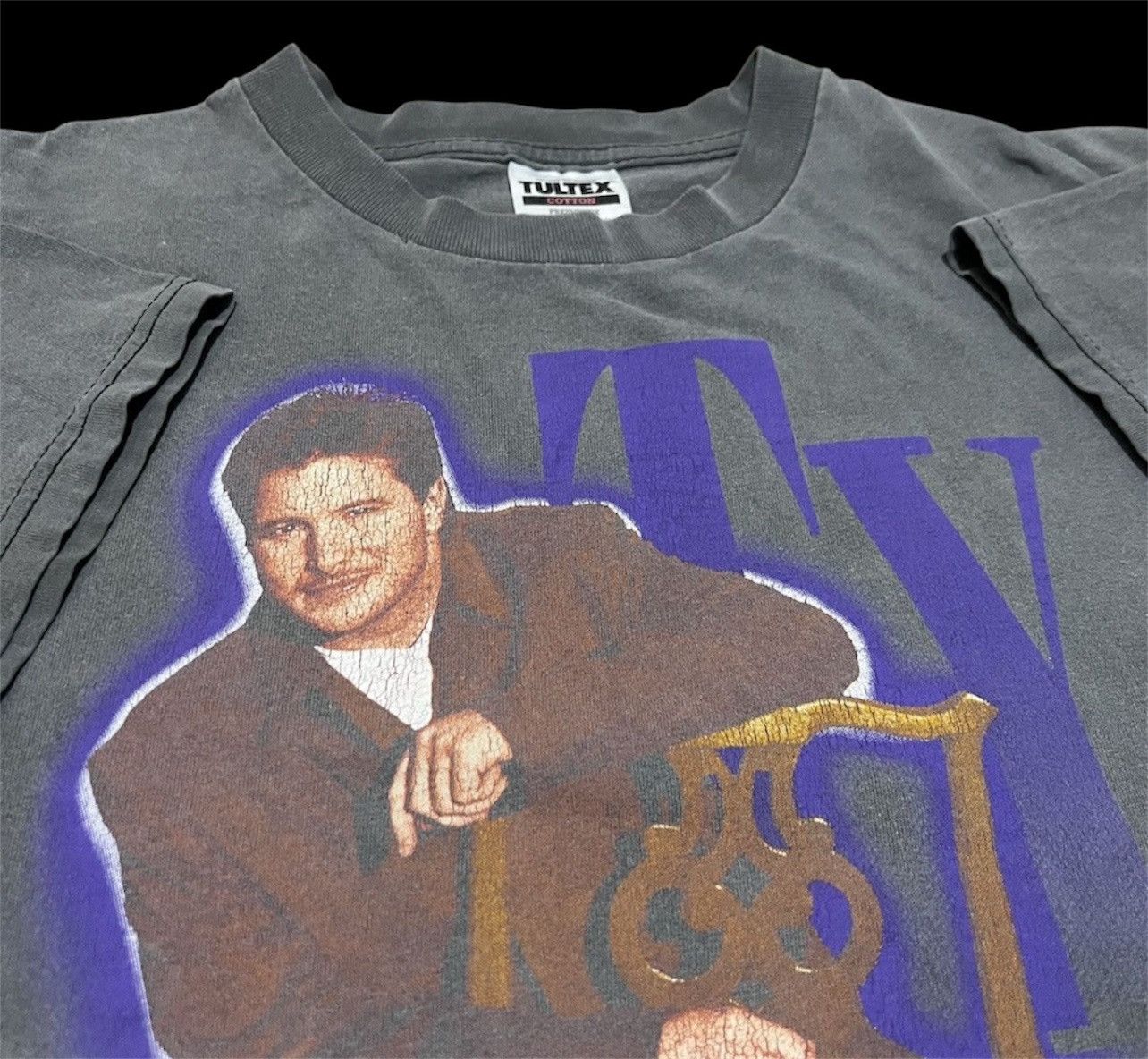Band Tees Vintage 90s Ty Herndon Tour Tee Faded Thrashed Country music Size US L / EU 52-54 / 3 - 3 Thumbnail
