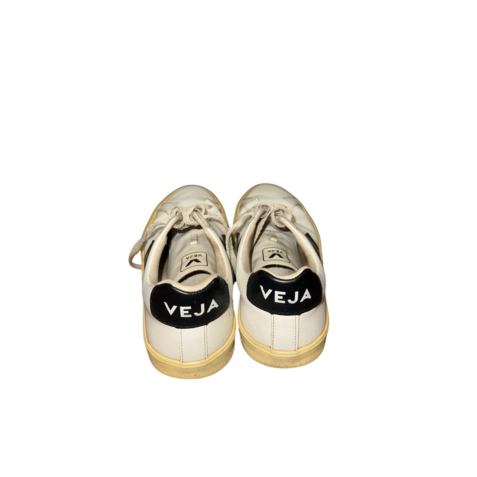 Veja Veja Campo Leather White Black Sneakers - Size 5 Size US 5 / IT 35 - 5 Thumbnail