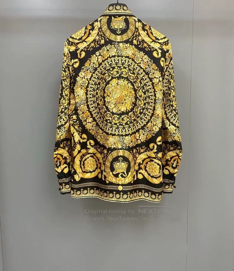 Versace Versace Silk long-sleeved shirt Size US S / EU 44-46 / 1 - 3 Thumbnail