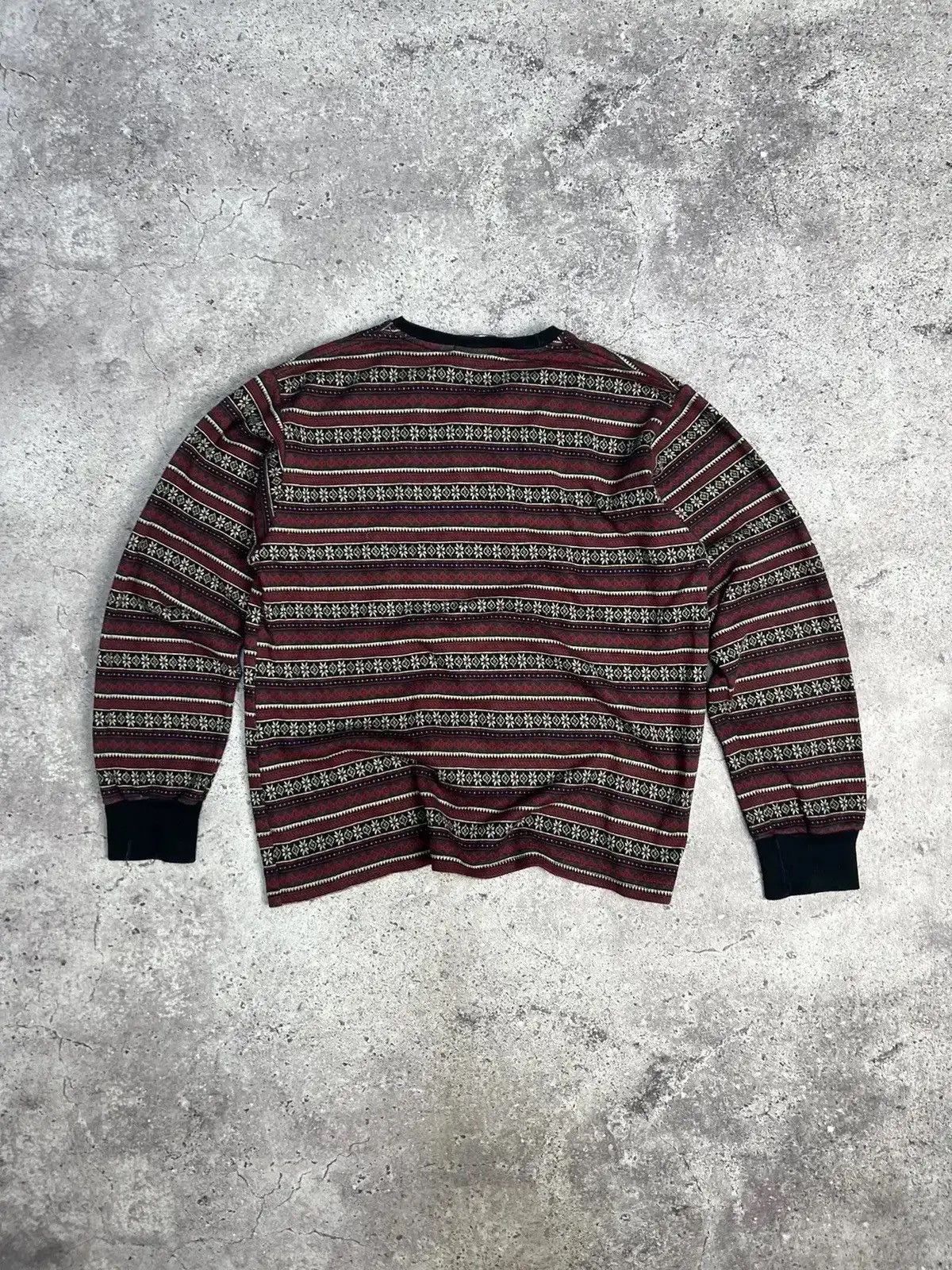 Polo Ralph Lauren × RRL Ralph Lauren × Vintage Vintage Y2K Polo Ralph Lauren Wool Sweater nova check Size US M / EU 48-50 / 2 - 3 Thumbnail