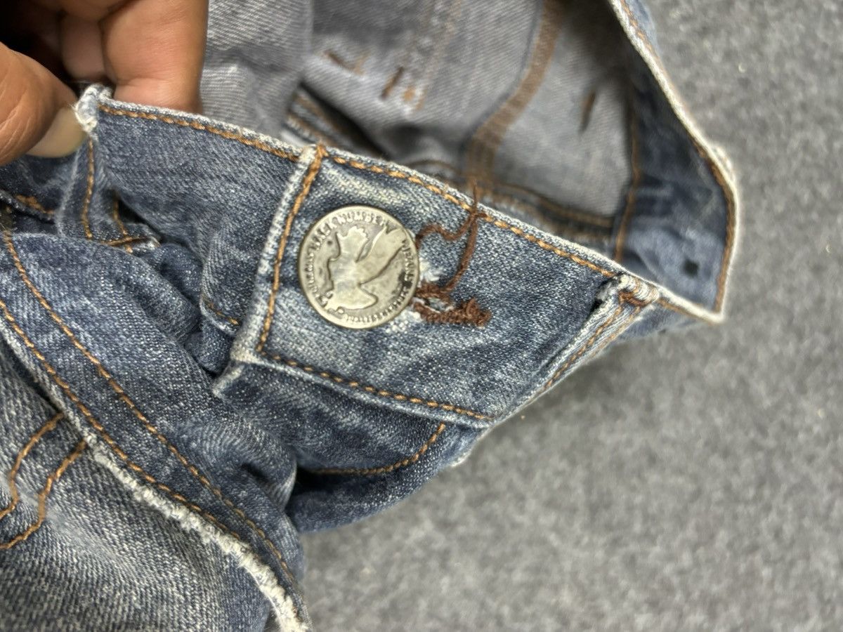 Japanese Brand 💥Sick 90s💥Rare Back Number 7 Pocket Double Knee Denim F932 Size US 30 / EU 46 - 5 Thumbnail