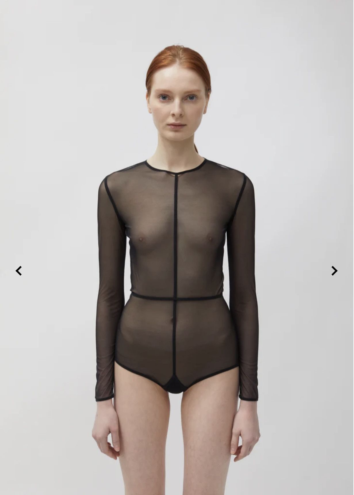 Ann Demeulemeester ANN DEMEULEMEESTER New Soft Tulle Bodysuit Size XS / US 0-2 / IT 36-38 - 1 Thumbnail