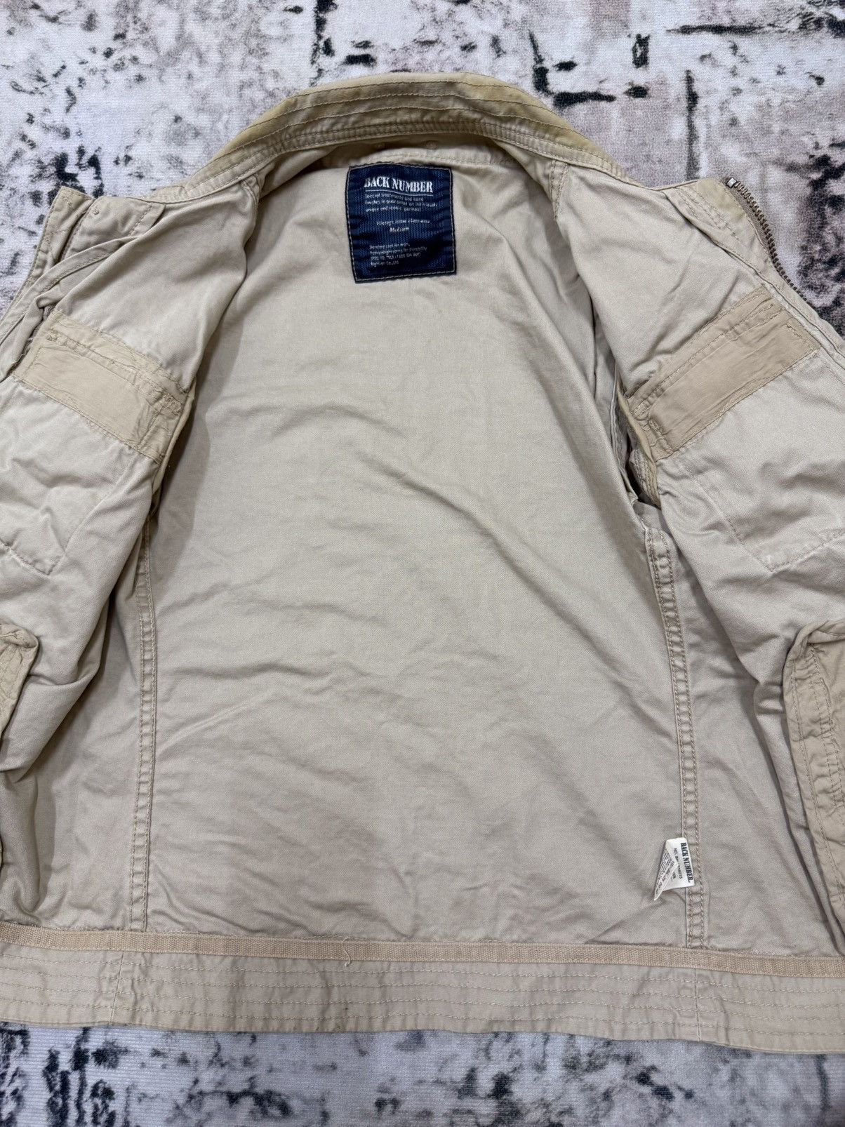 Japanese Brand Back Number Ultility Miltary Field Khakis Jacket Size US S / EU 44-46 / 1 - 6 Thumbnail