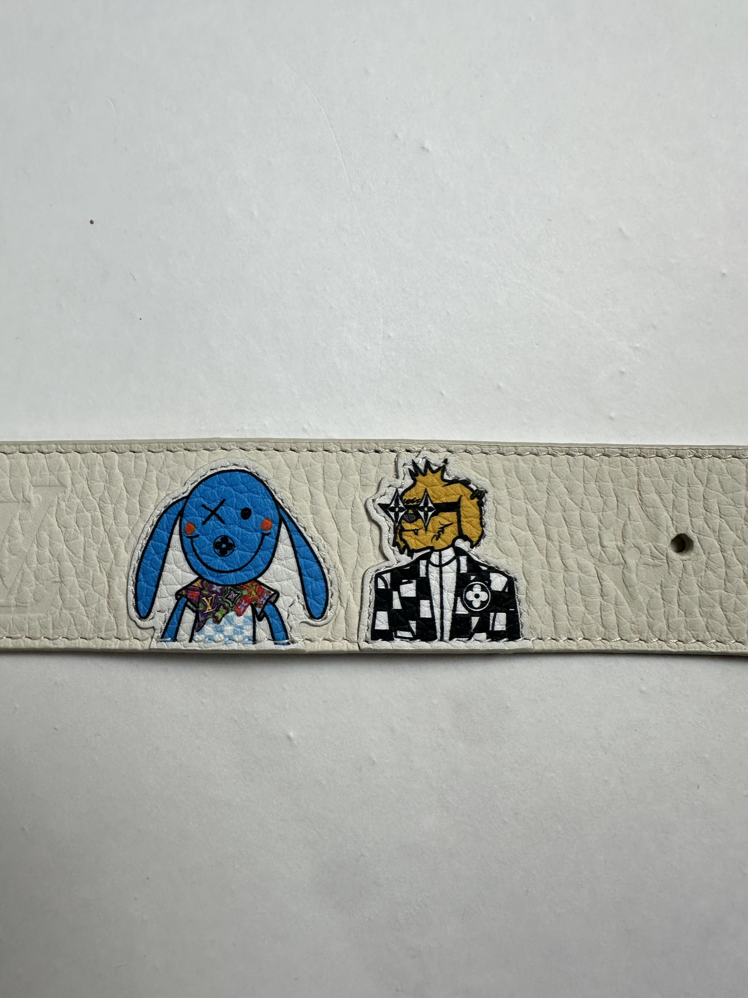Louis Vuitton Virgil LV White Belt Size ONE SIZE - 4 Thumbnail