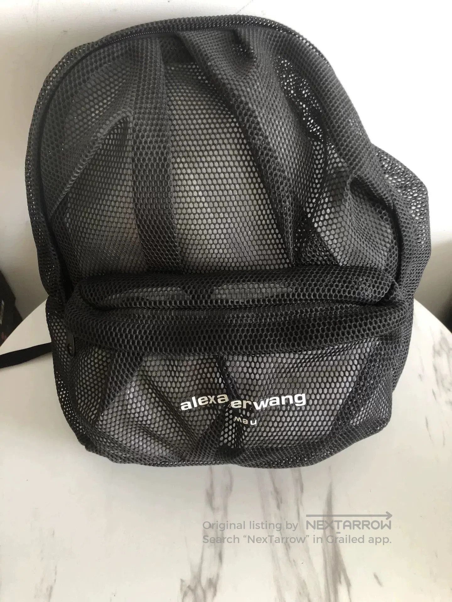 Alexander Wang Alexander Wang Black Mesh Backpack. Size ONE SIZE - 1 Thumbnail