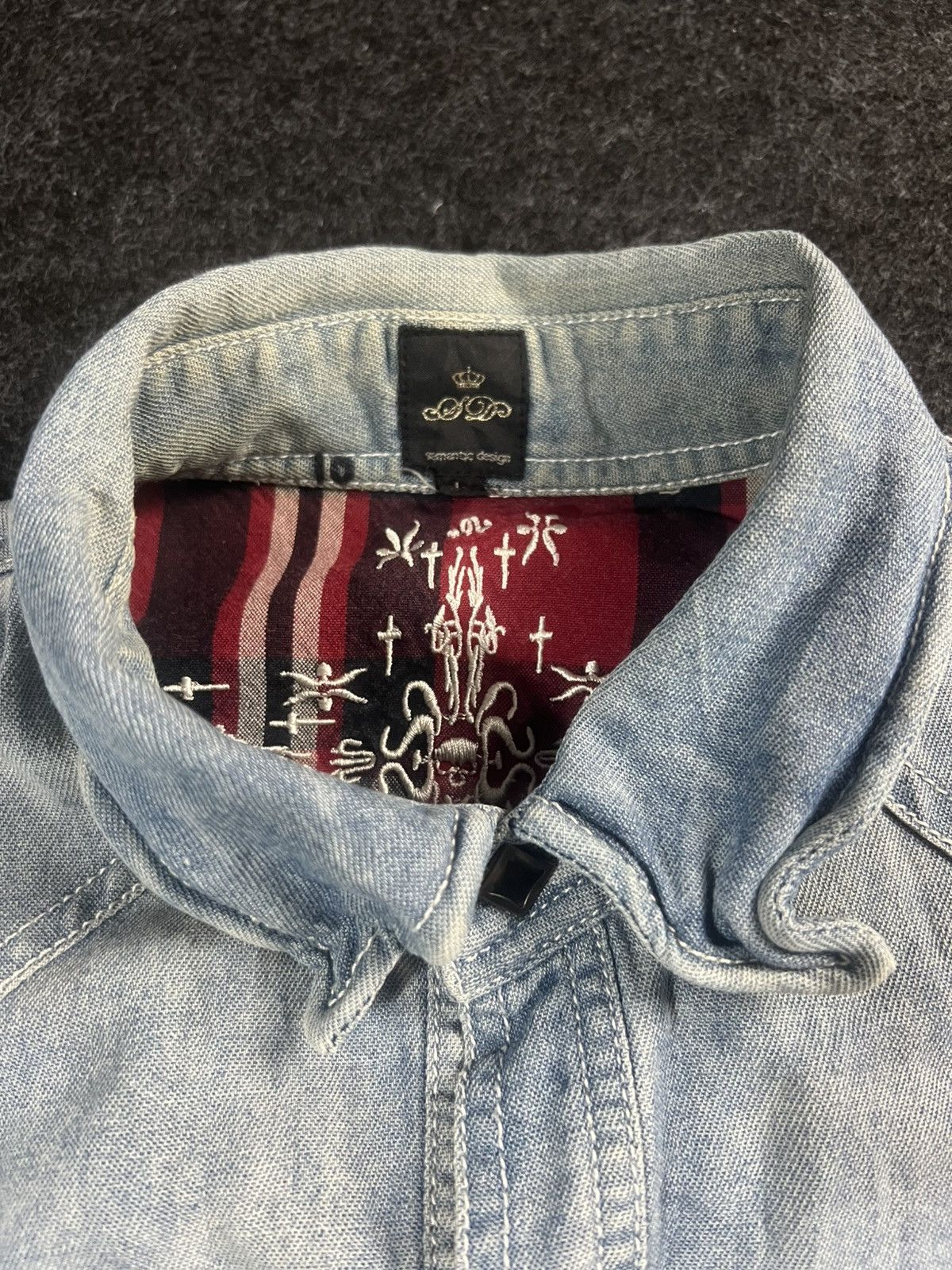 In The Attic Semantic Design x In The Attic Western Shirt Skull Punk Size US M / EU 48-50 / 2 - 3 Thumbnail