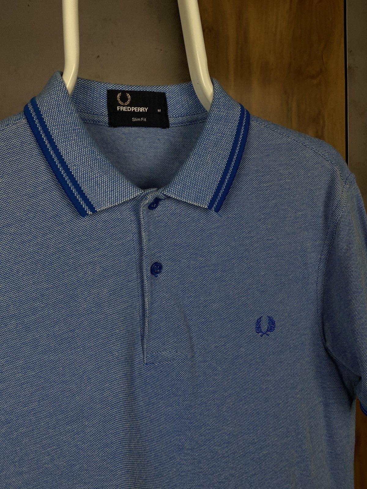 Fred Perry 🌊Polo T-Shirt Fred Perry Striped Celadon Luxury Tee🌊 Size US M / EU 48-50 / 2 - 2 Thumbnail