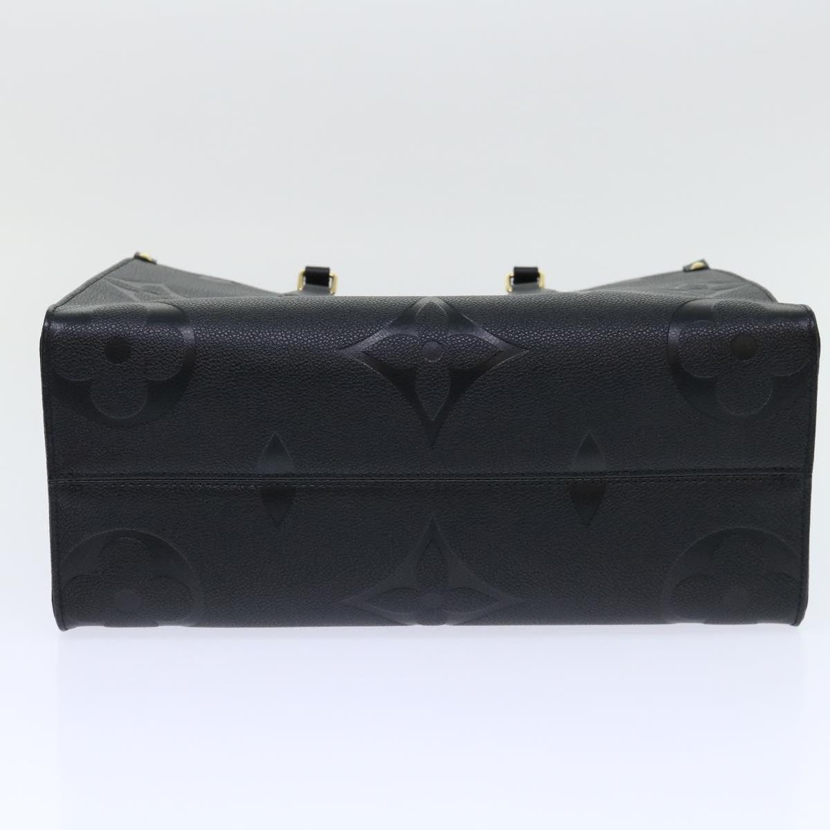 Louis Vuitton LOUIS VUITTON Monogram Empreinte On The Go MM Bag Black Size ONE SIZE - 5 Thumbnail
