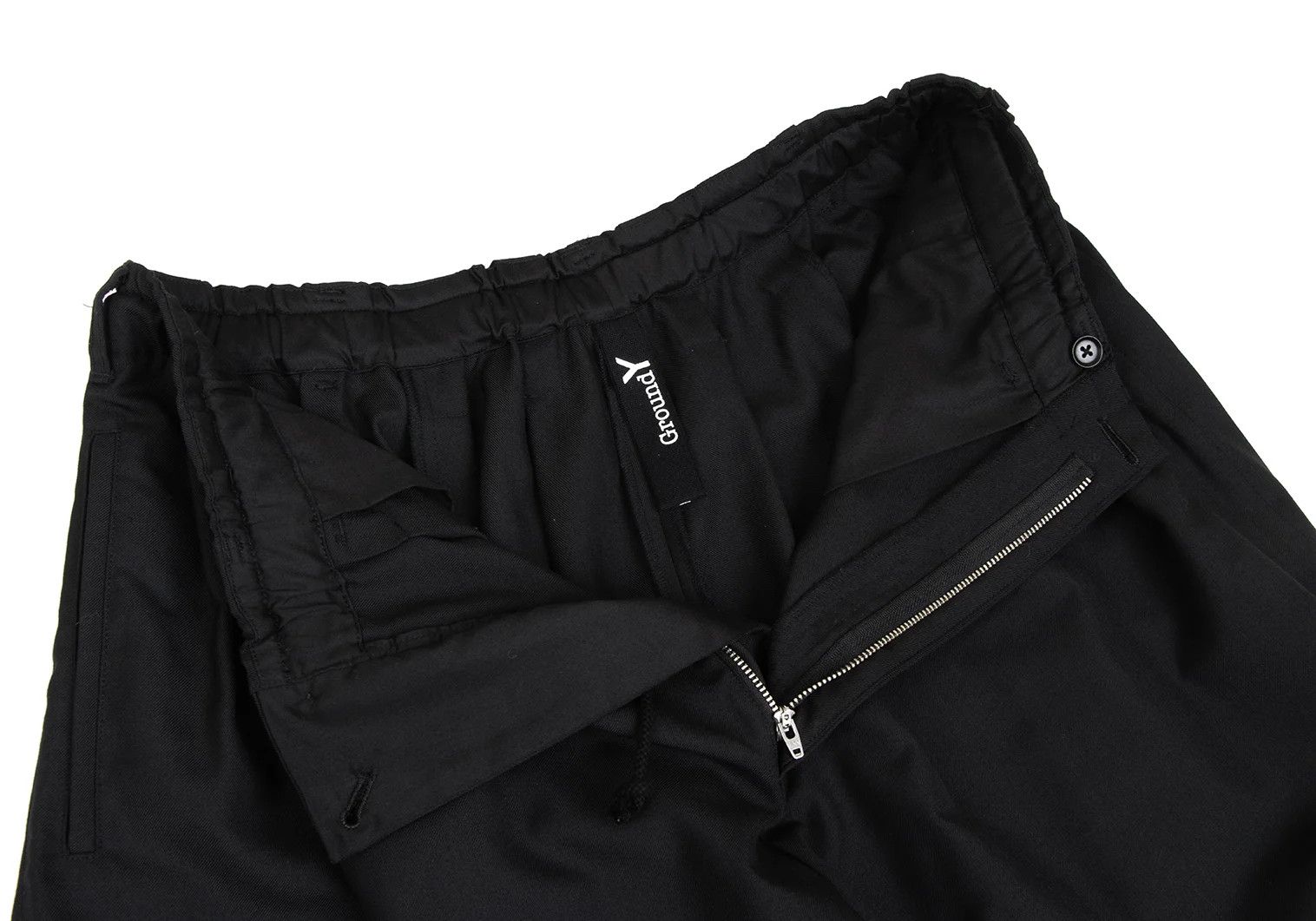 Yohji Yamamoto Wool-Poly Gabardine Side Tab Pants in Black Size 3 Size US 34 / EU 50 - 7 Thumbnail