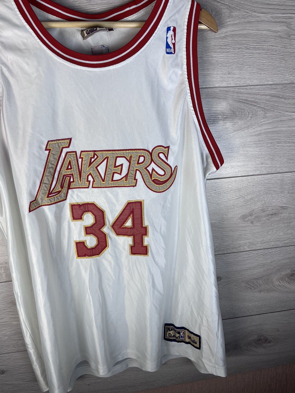 Champion MENS SHIRT NBA LAKERS #34 O’NEAL VINTAGE SIZE XL USA Size US XL / EU 56 / 4 - 5 Thumbnail