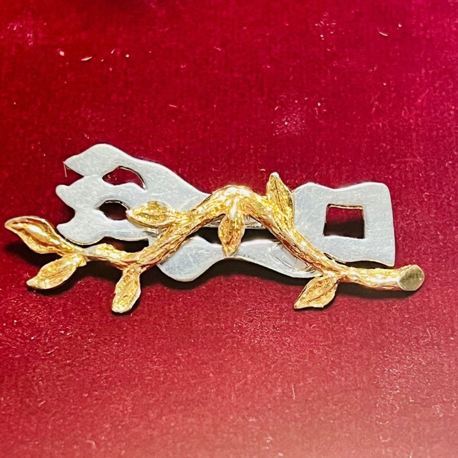 & Other Stories Vintage - Signed - Etan Gold Tone Shalom Brooch Pin Size ONE SIZE - 1 Thumbnail