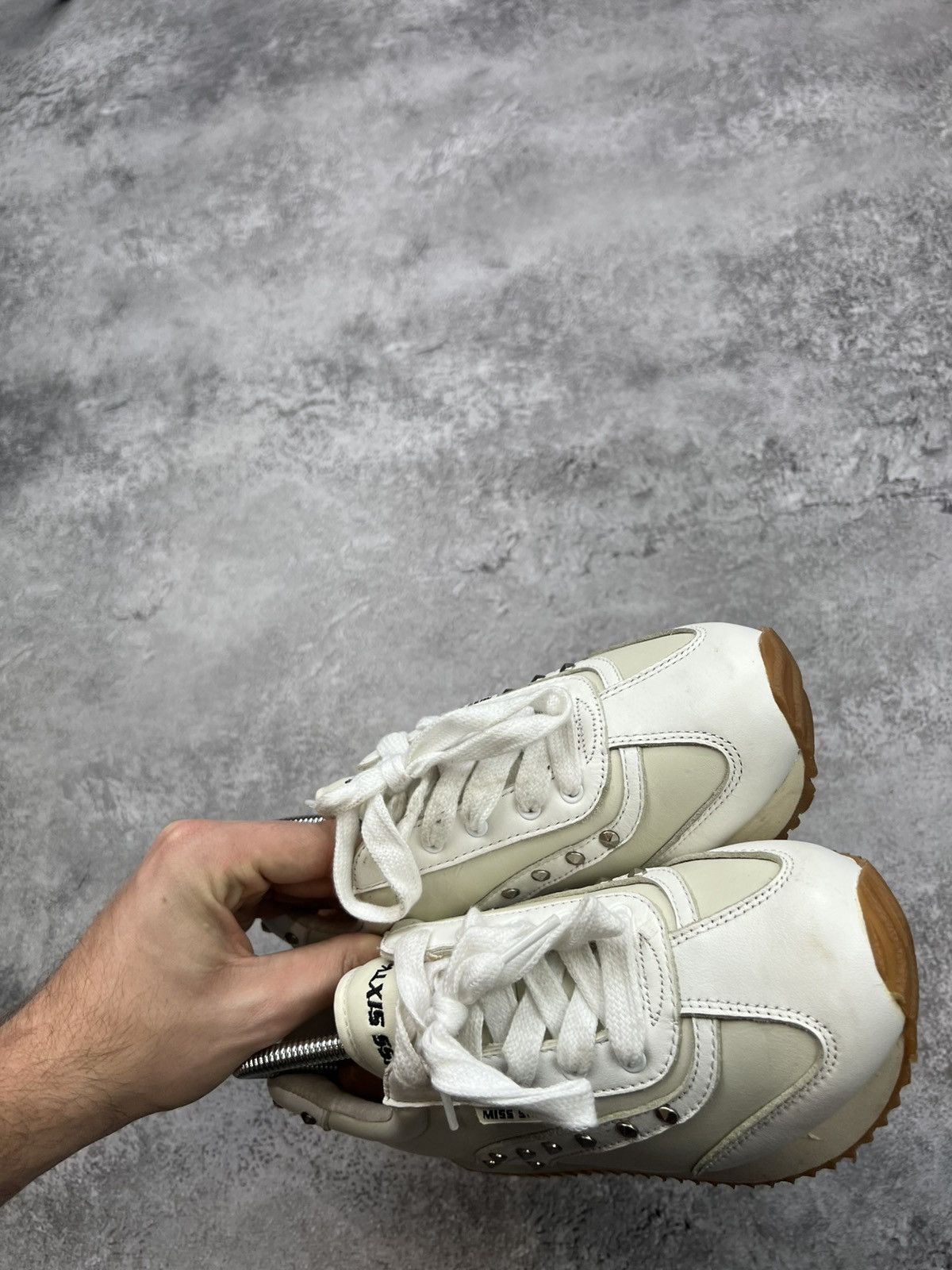 Miss Sixty Miss Sixty White Sneakers Womens Sk8 Y2K Size US 6 / IT 36 - 7 Thumbnail
