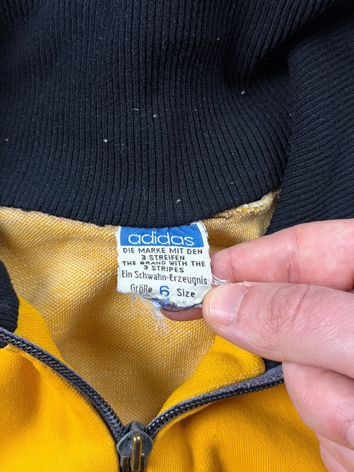 Adidas True Vintage Adidas Track Jacket 1960s 70s Schwahn West Germ Size US L / EU 52-54 / 3 - 2 Thumbnail