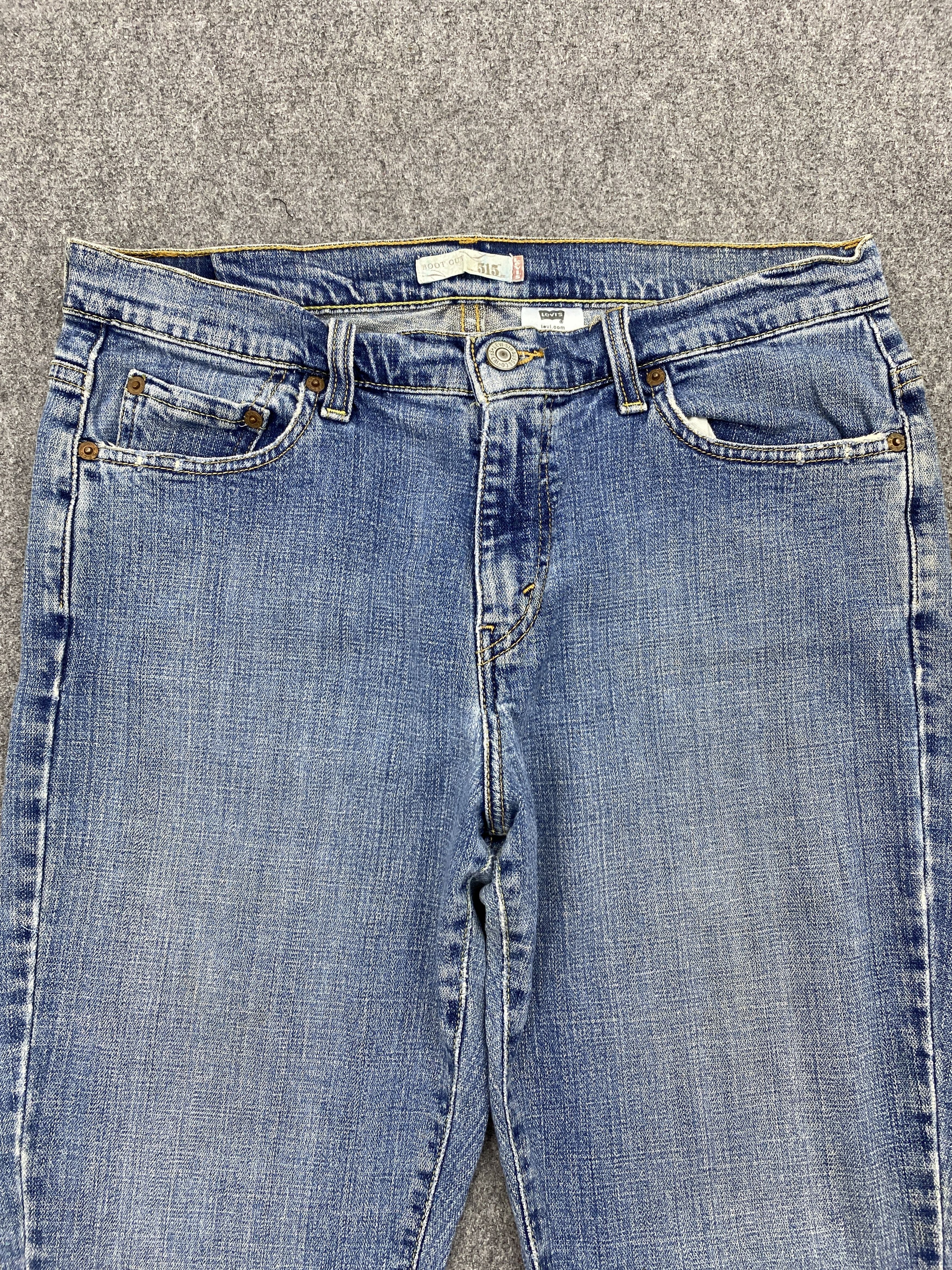 Levi's Vintage Levis 515 Flared Bootcut Faded Blue Jeans 32x29 Size 32" / US 10 / IT 46 - 2 Thumbnail