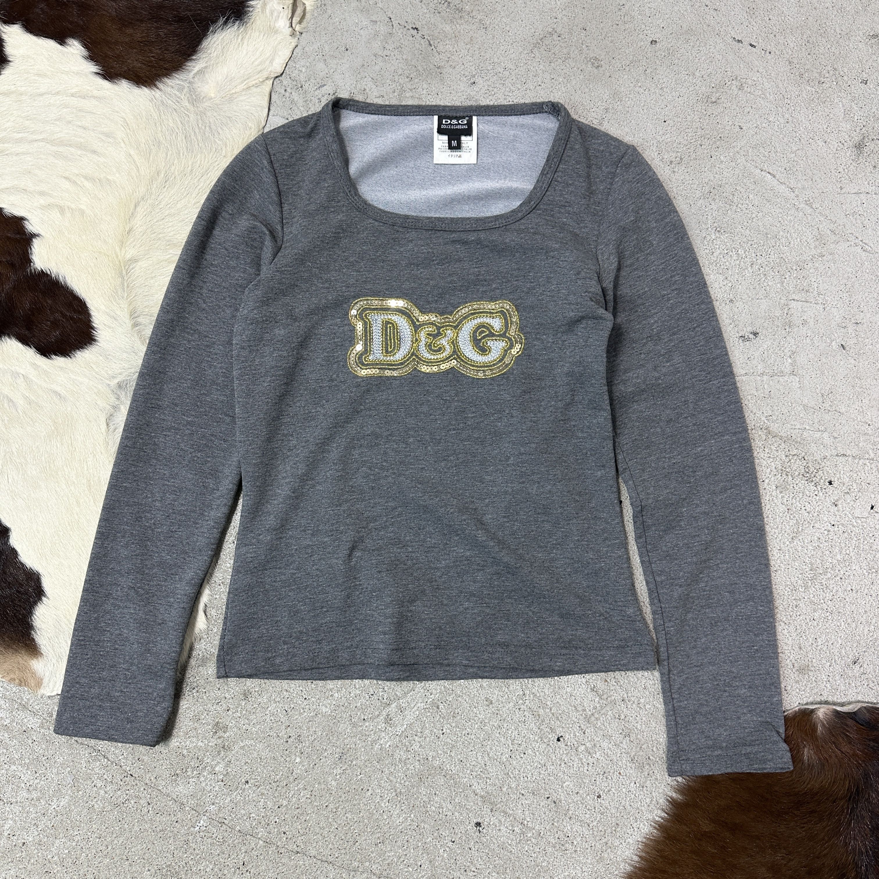 Dolce & Gabbana Vintage Old Money Streetwear Dolce & Gabbana Longsleeve 00s Size M / US 6-8 / IT 42-44 - 2 Thumbnail