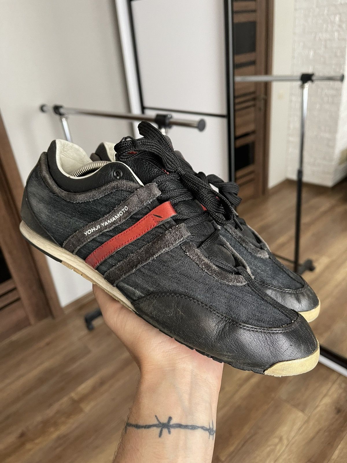 Y-3 Adidas Y-3 Yohji Yamamoto Sneakers Shoes Low Top Size US 10.5 / EU 43-44 - 2 Thumbnail