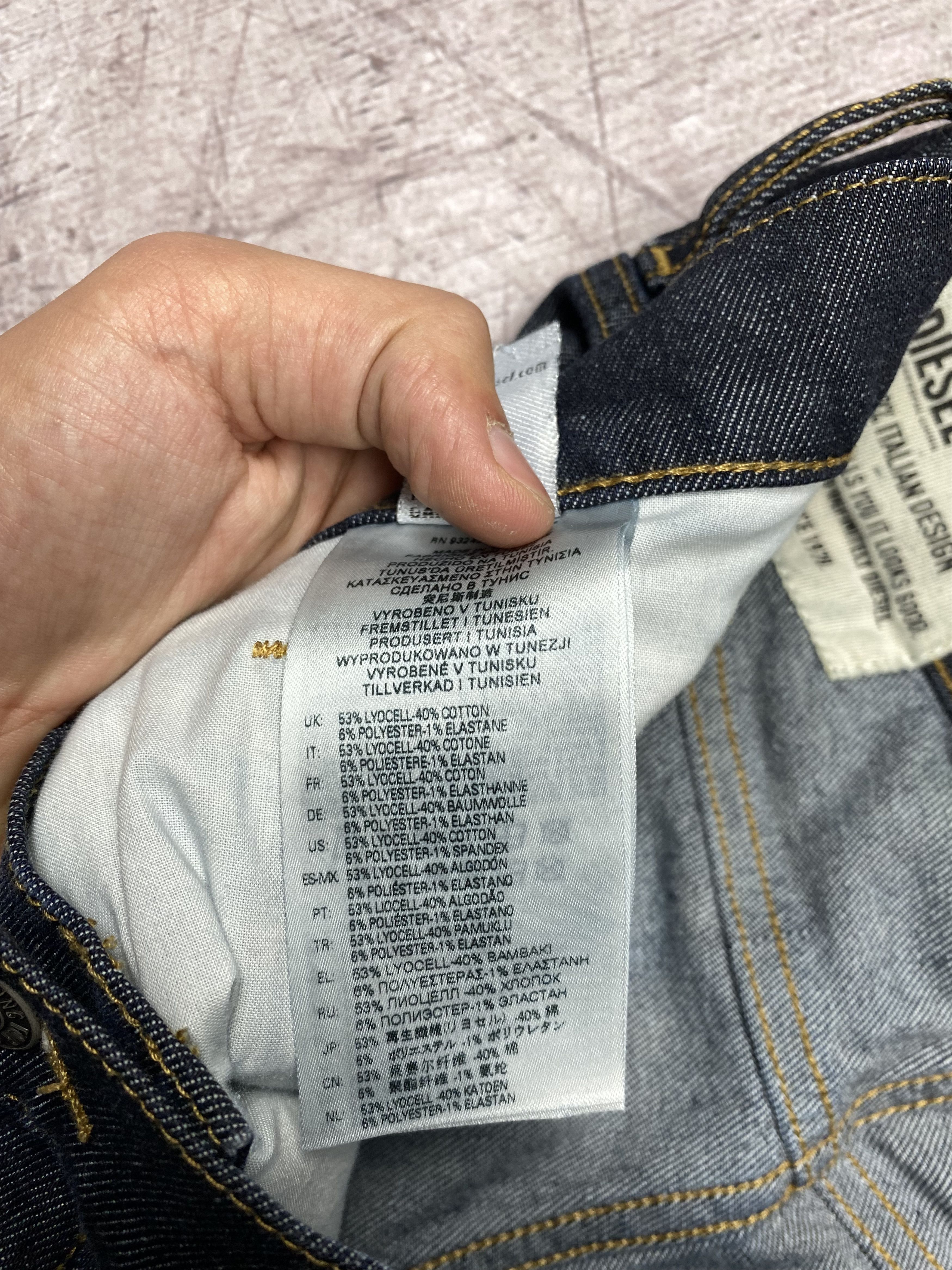 Diesel × Vintage Diesel Vintage Indigo Denim Jeans Pants Size US 34 / EU 50 - 9 Thumbnail