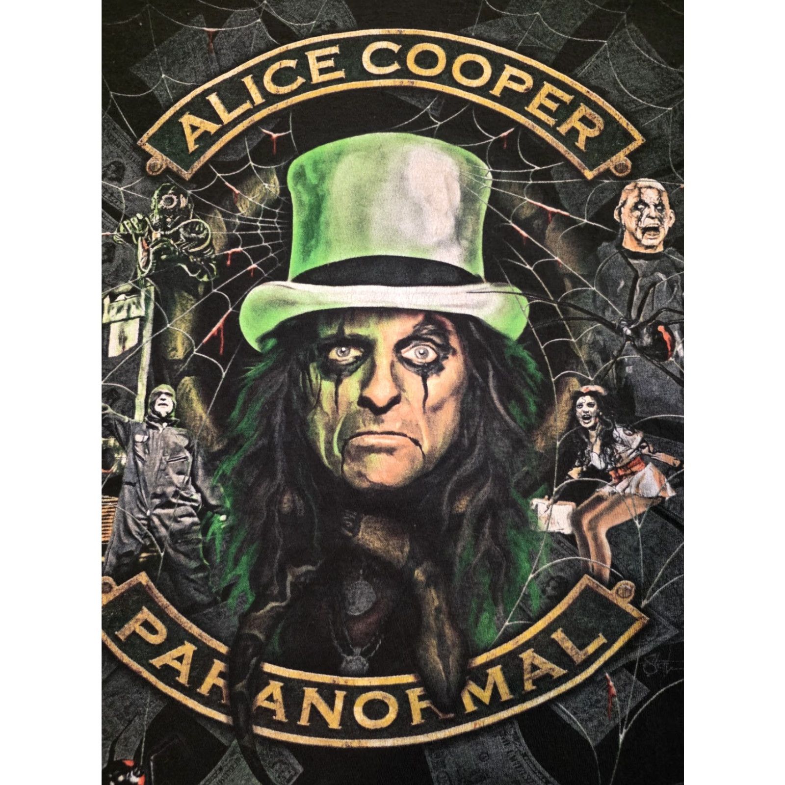 Doublet Alice Cooper Paranormal Double-Sided Graphic T Shirt Rock Music Black Size L Mens Bay Island T-Shirt Graphic Print Short Sleeve Crew Neck Cotton - Size US L / EU 52-54 / 3 - 3 Thumbnail