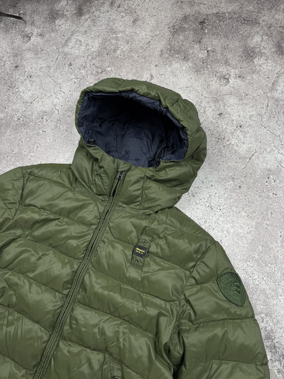 Vintage Vintage Blauer USA Down Men’s Outdoor Jacket Arcteryx Style Size US M / EU 48-50 / 2 - 2 Thumbnail
