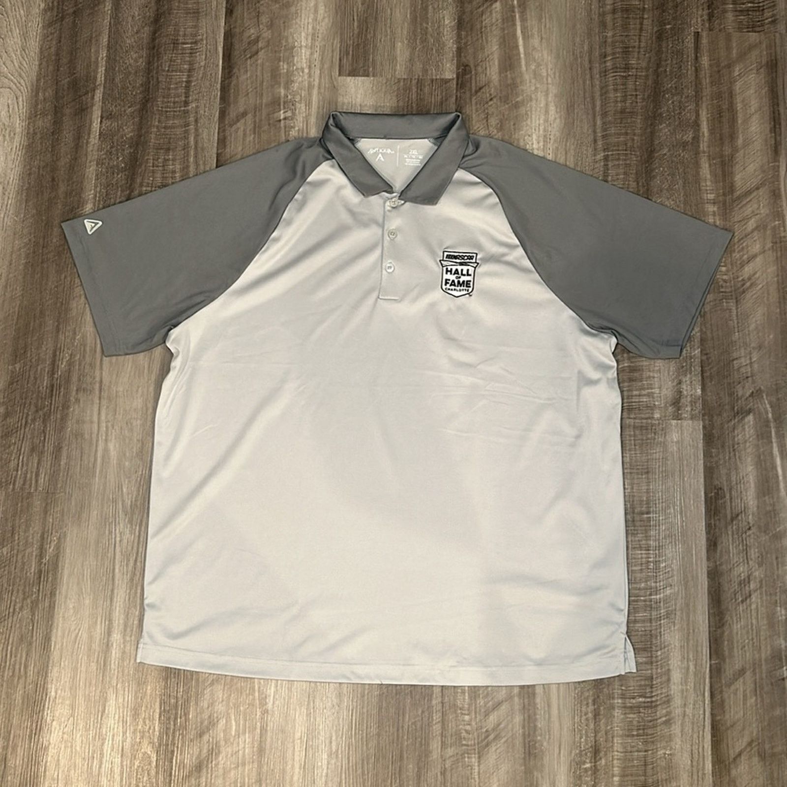 Antigua NASCAR Hall of Fame Charlotte Antigua Polo - 2XL Size US XXL / EU 58 / 5 - 2 Thumbnail