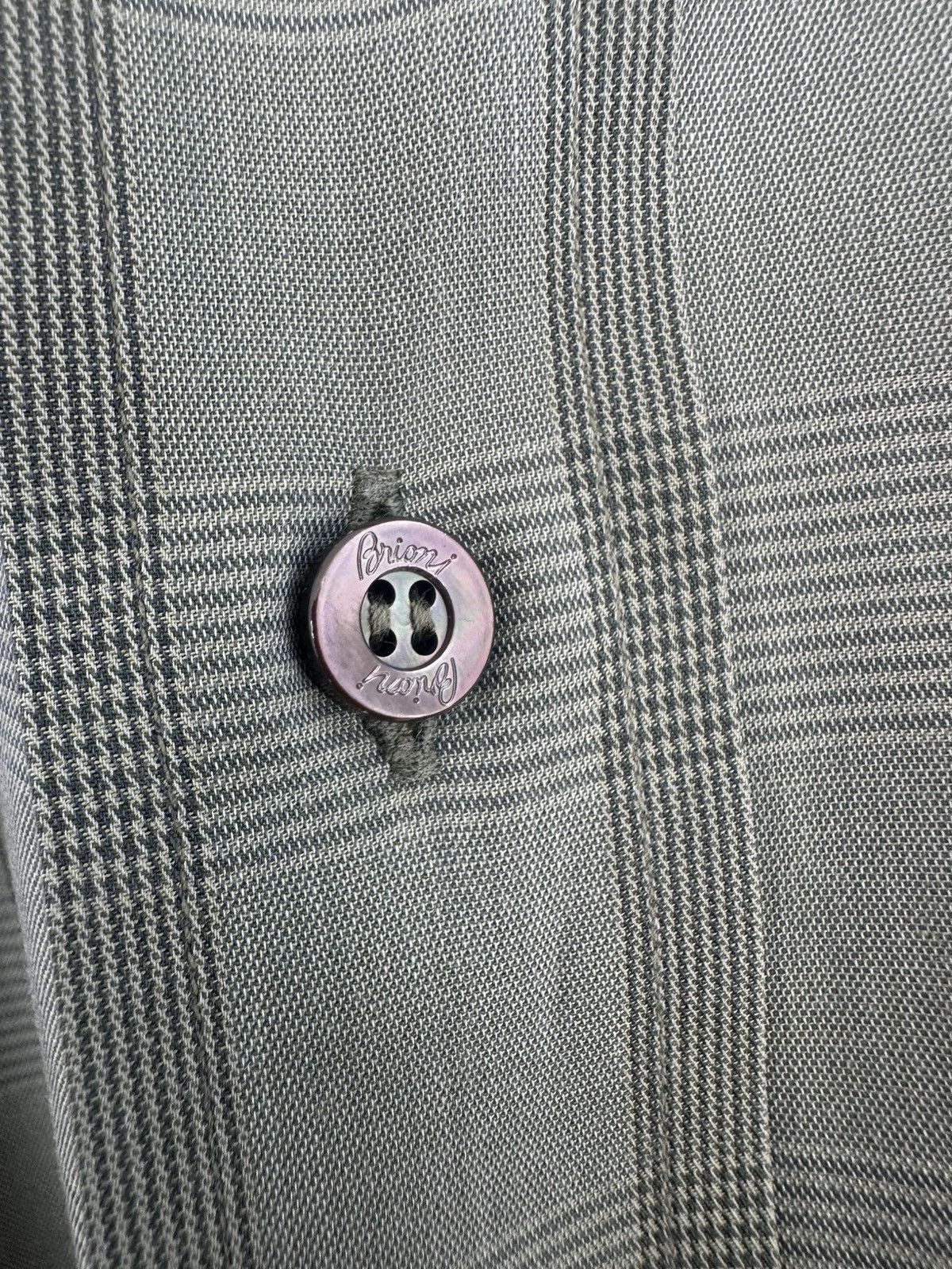 Brioni Brioni Sage Shirt – Made in Italy – Mother of Pearl Size US M / EU 48-50 / 2 - 3 Thumbnail