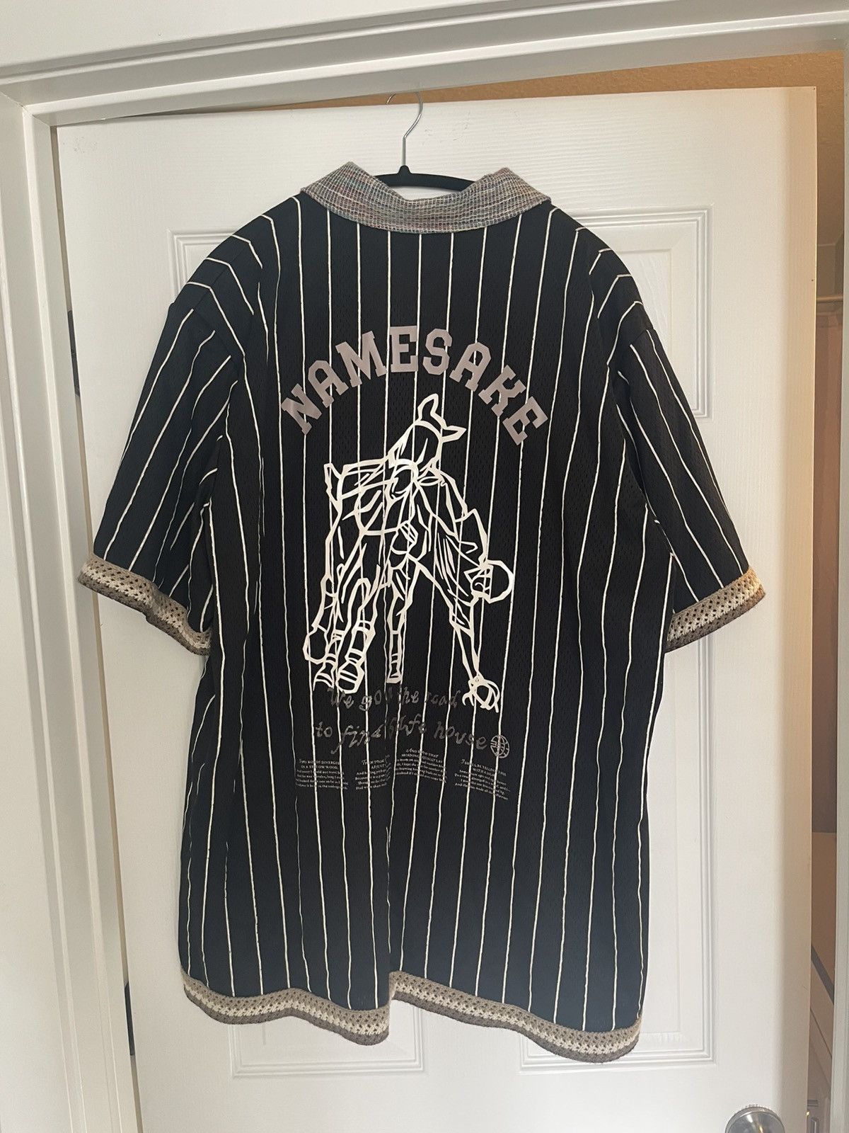 NAMESAKE BILL WARM UP SS SHIRT EUPHORIC BLACK STRIPE Size US M / EU 48-50 / 2 - 2 Thumbnail