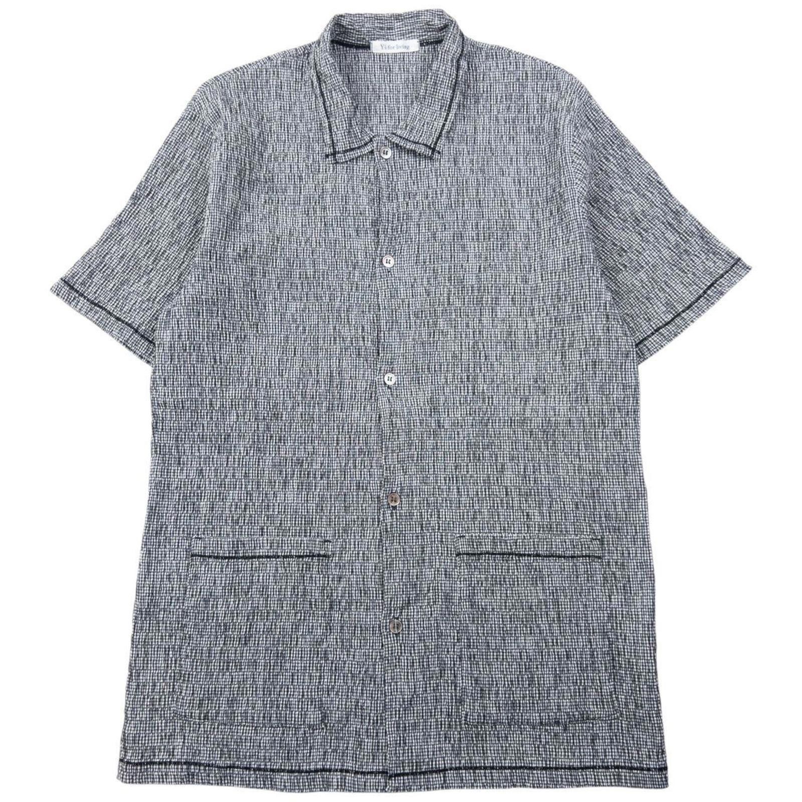Yohji Yamamoto Vintage Yohji Yamamoto Checkered Ruched Button Up Shirt M Size US M / EU 48-50 / 2 - 1 Thumbnail