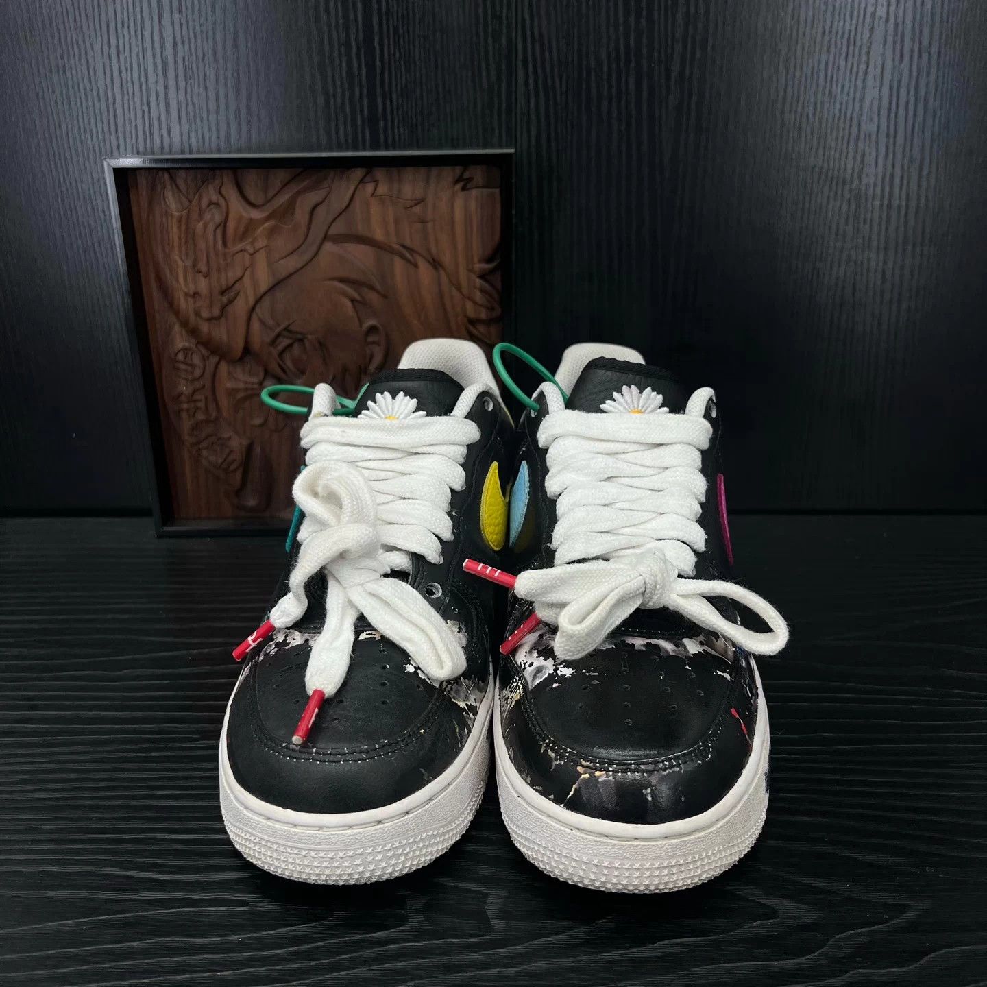 Nike G-Dragon x Nike Air Force 1 White/Blue/Pink 43 New Size US 10 / EU 43 - 4 Thumbnail