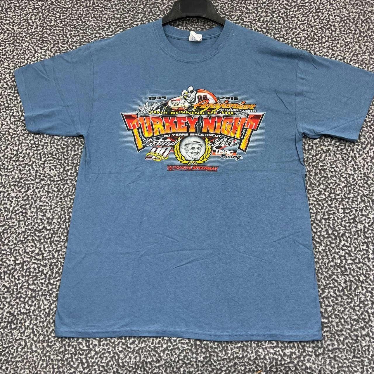 Gildan Vintage Turkey Night Grand Prix Shirt Men L Racing Deadstock Size US L / EU 52-54 / 3 - 2 Thumbnail