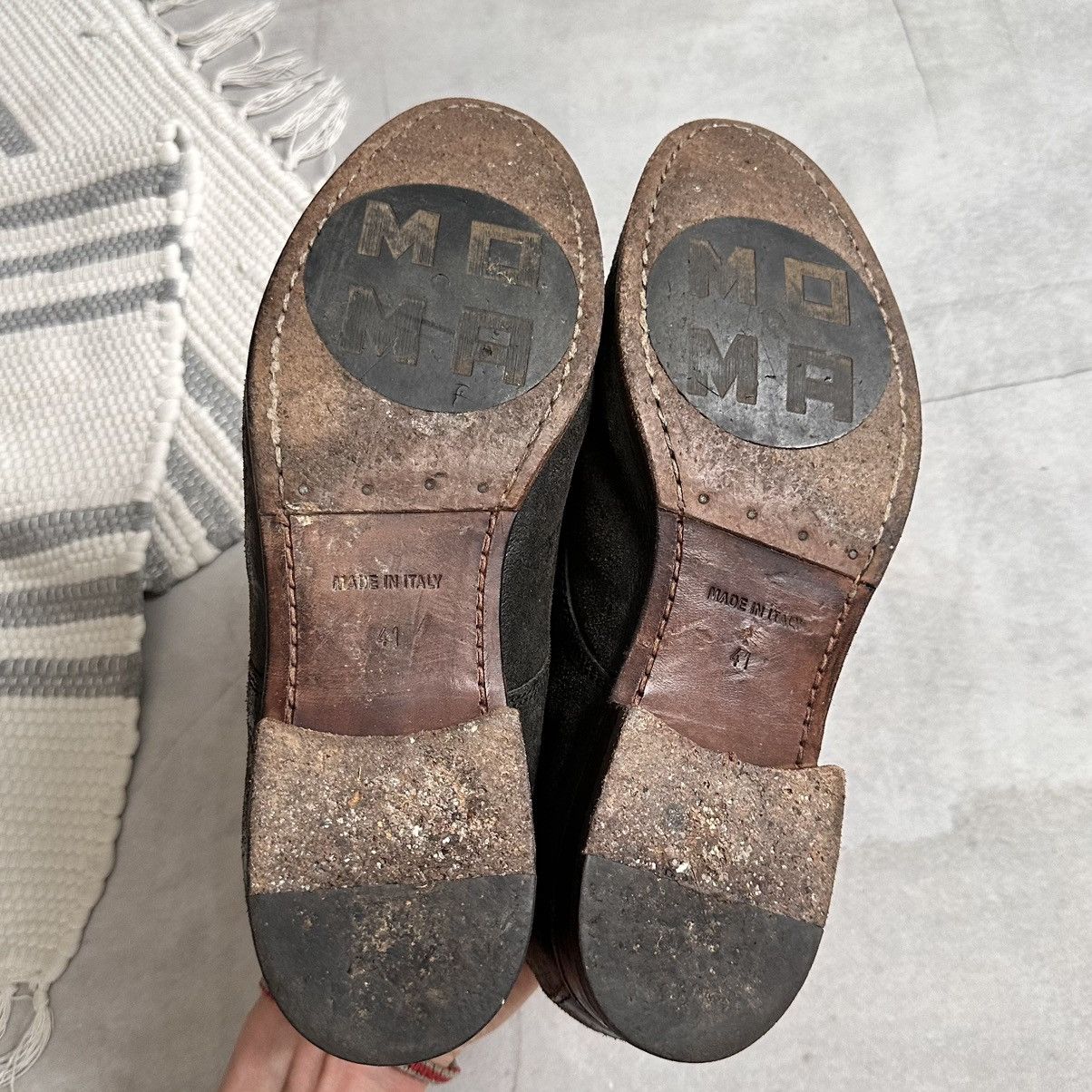 Dirk Bikkembergs RARE Moma Artisanal Waxed Suede Boots Guidi A1923 Vibe Size US 9.5 / EU 42-43 - 10 Thumbnail