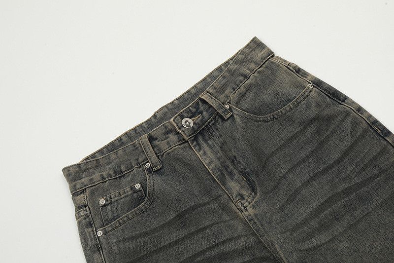 Vintage American retro high street washed straight leg jeans Size US 32 / EU 48 - 3 Thumbnail