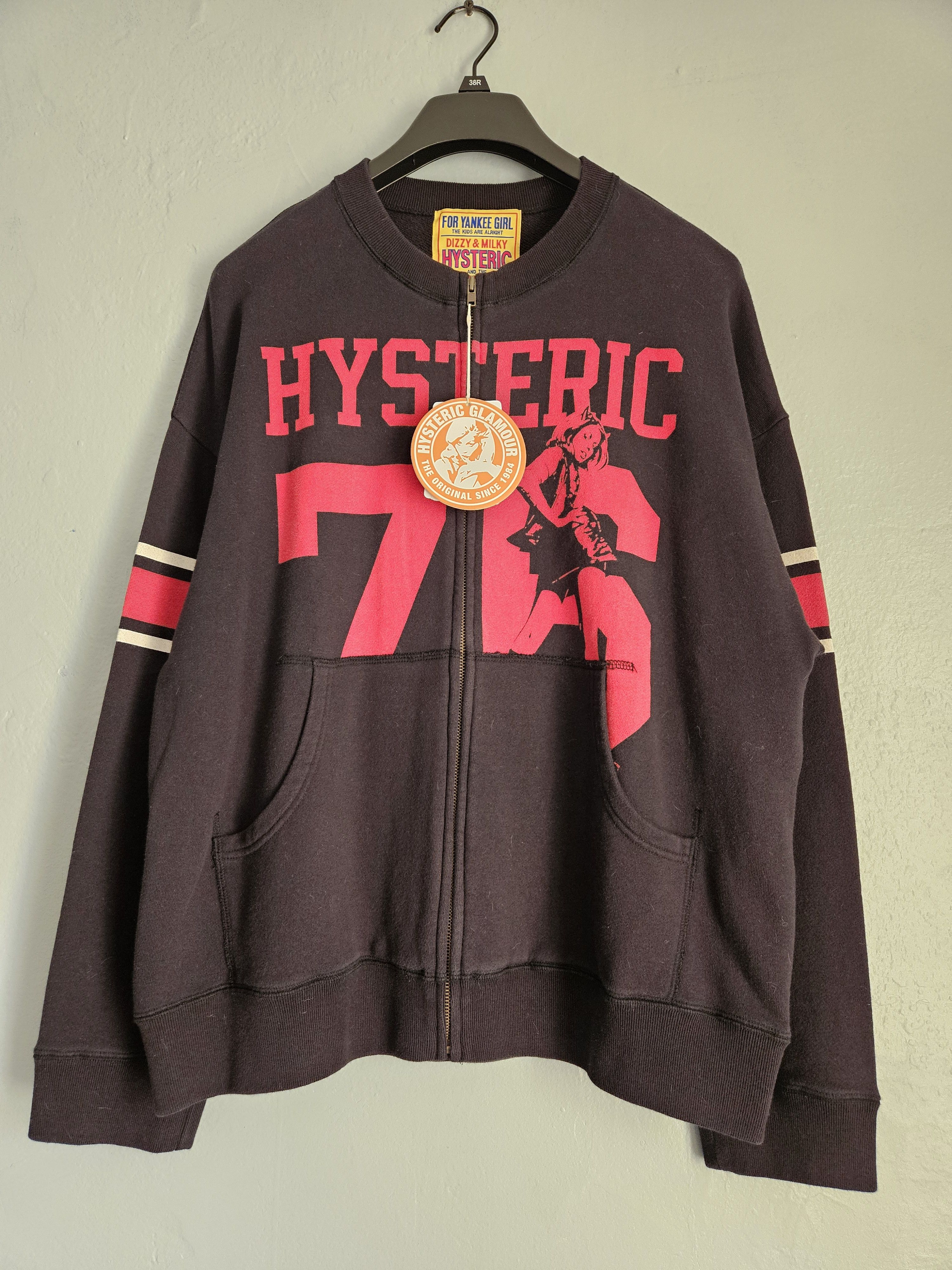 Hysteric Glamour 76 Knit Zip Up Crewneck Sweater Size US L / EU 52-54 / 3 - 1 Thumbnail