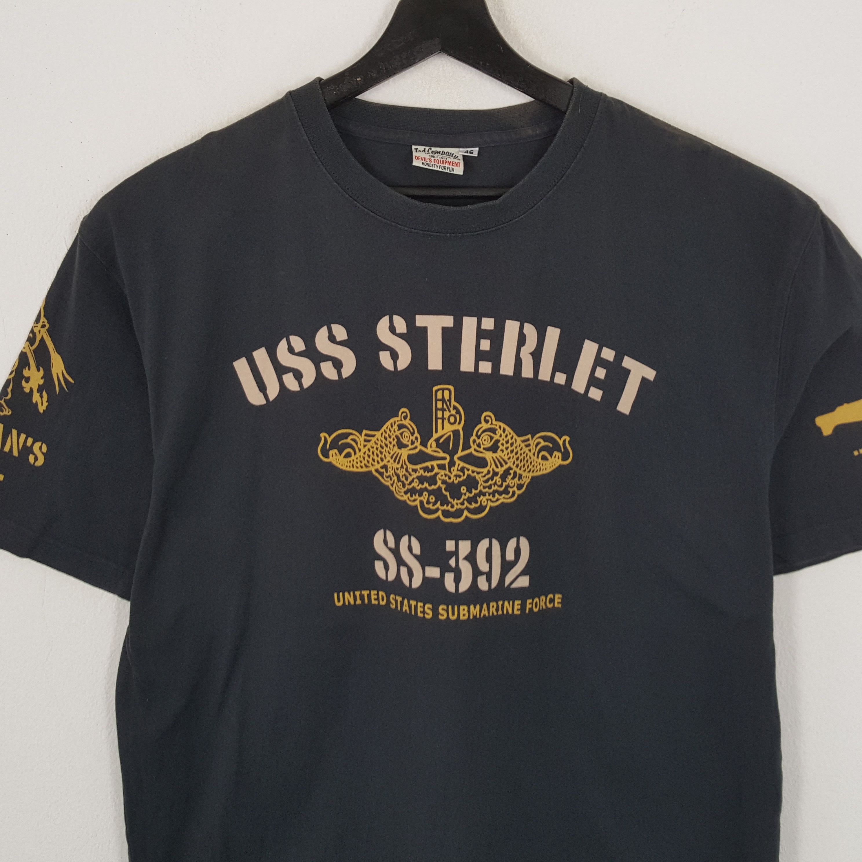 Vintage Ted Company U.S SUBMARINE FORCE Tshirt Size US L / EU 52-54 / 3 - 4 Thumbnail