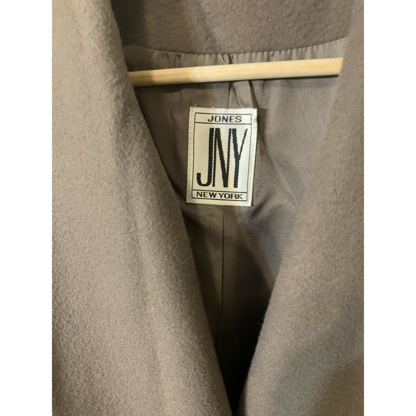 Jones New York Jones New York 100% Wool brown Double Breasted Sz L Trench C Size L / US 10 / IT 46 - 2 Thumbnail