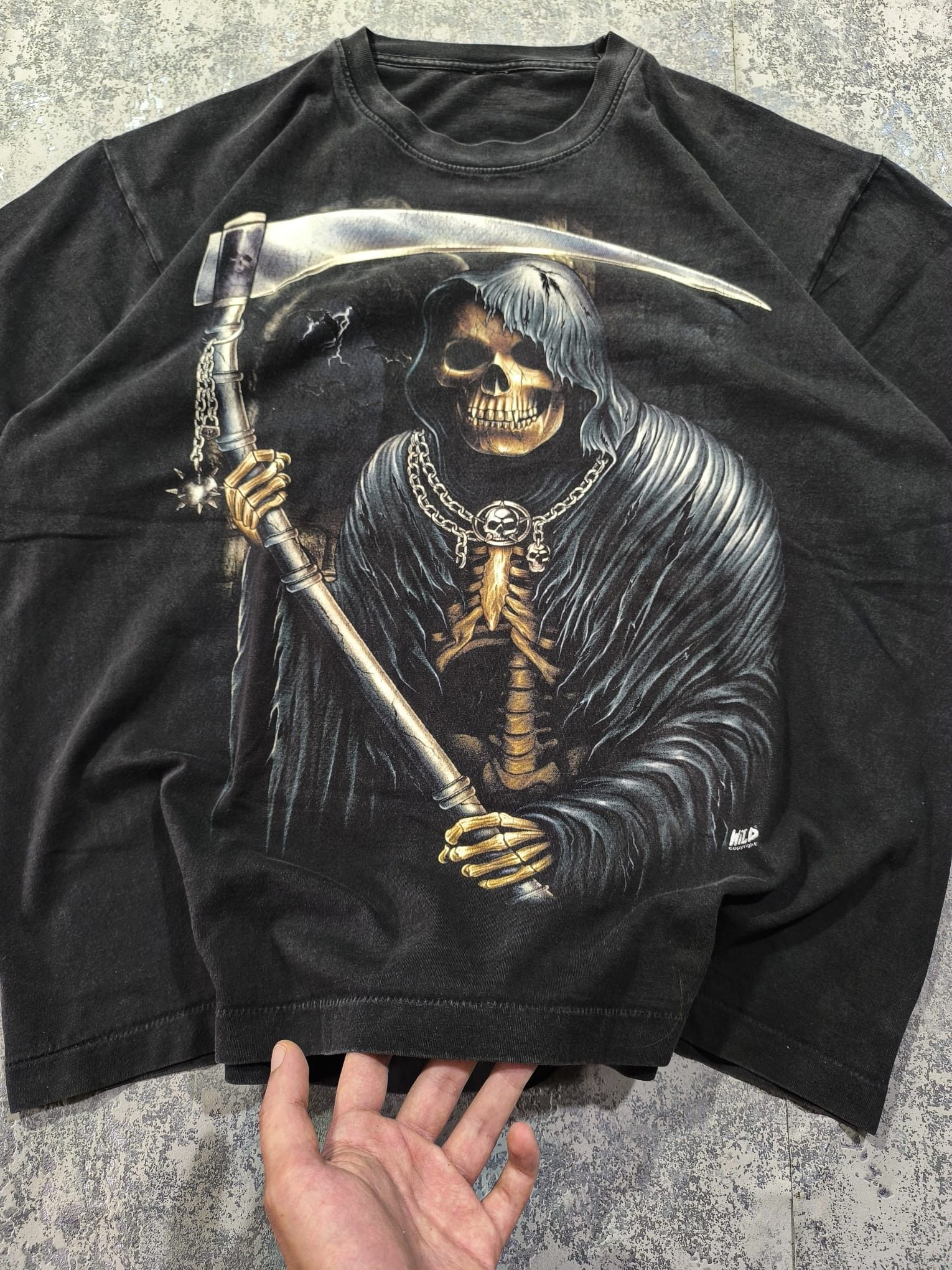 Japanese Brand single stitch vintage 90s death tshirt balenciaga 4gseller Size US XL / EU 56 / 4 - 2 Thumbnail