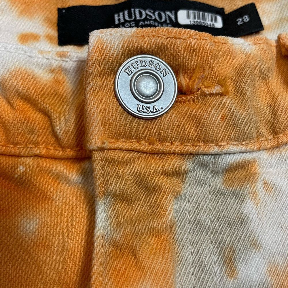Hudson Hudson Denim Hana Shorts Grey Orange Tie Dye Size 28 Size 28" / US 6 / IT 42 - 6 Thumbnail