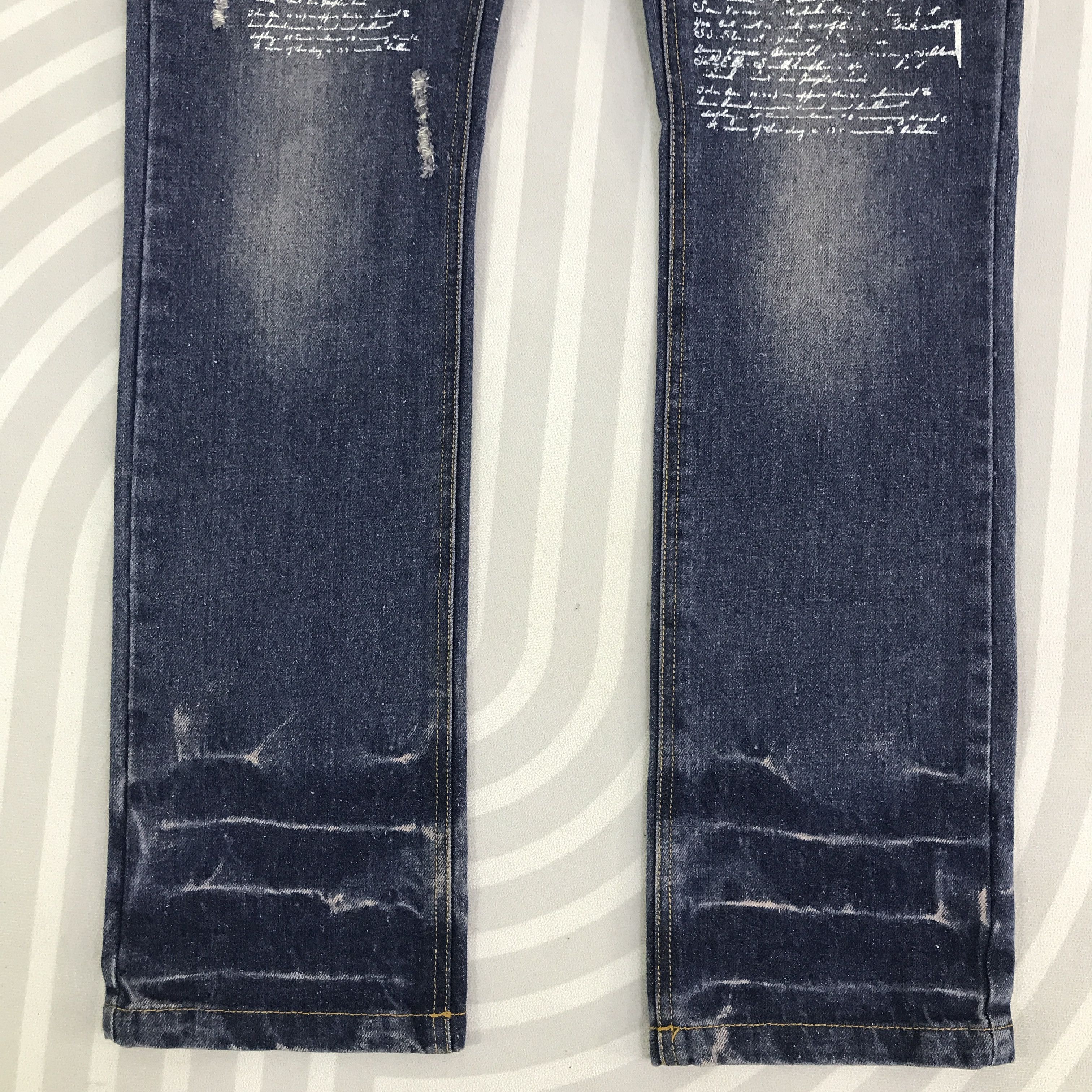 In The Attic Vintage In The Attic Japan Punk Jeans denim pantsK118B14 Size US 30 / EU 46 - 3 Thumbnail