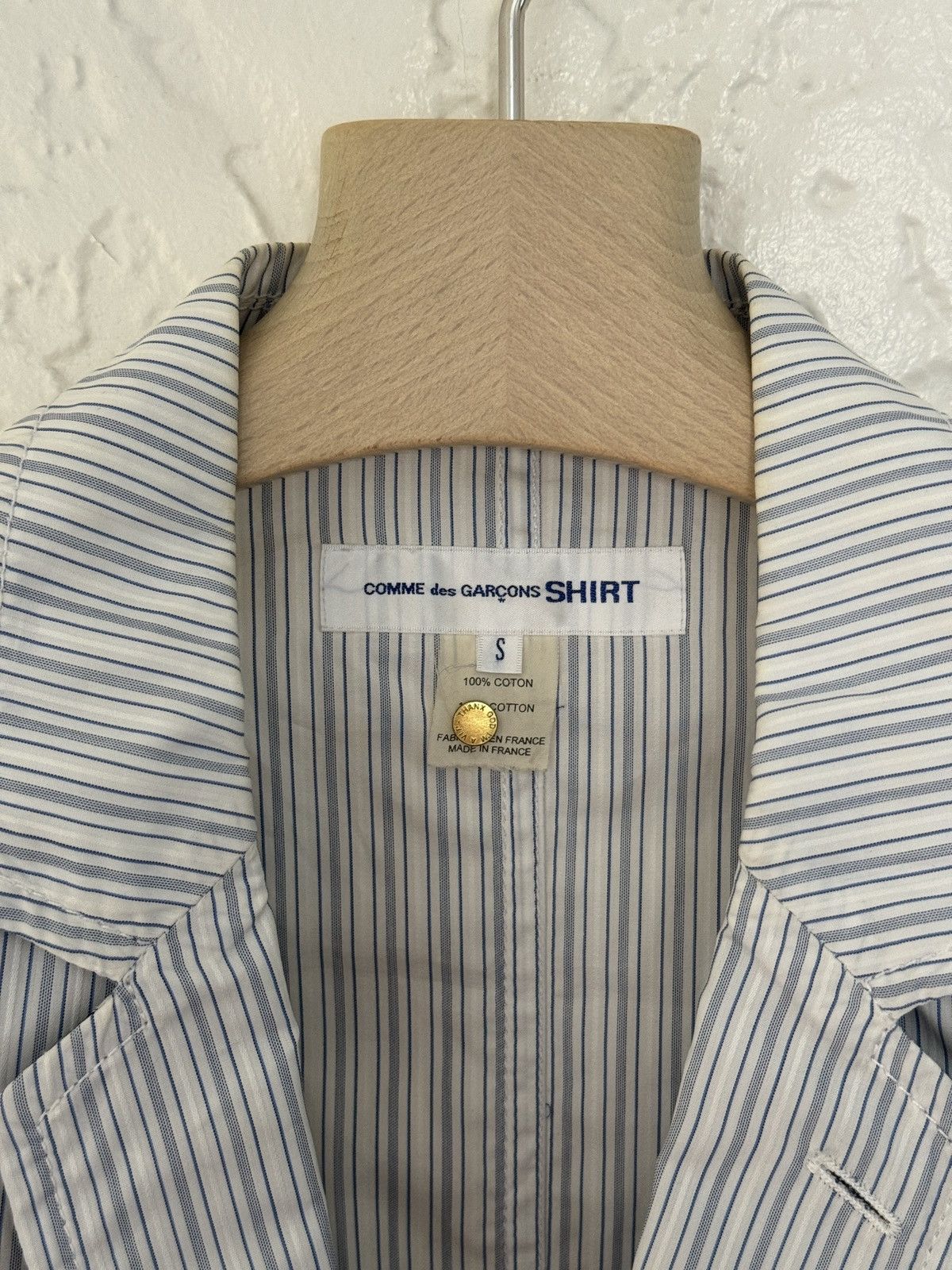 Comme des Garcons SHIRT Striped Camo Blazer Size 34R - 3 Thumbnail