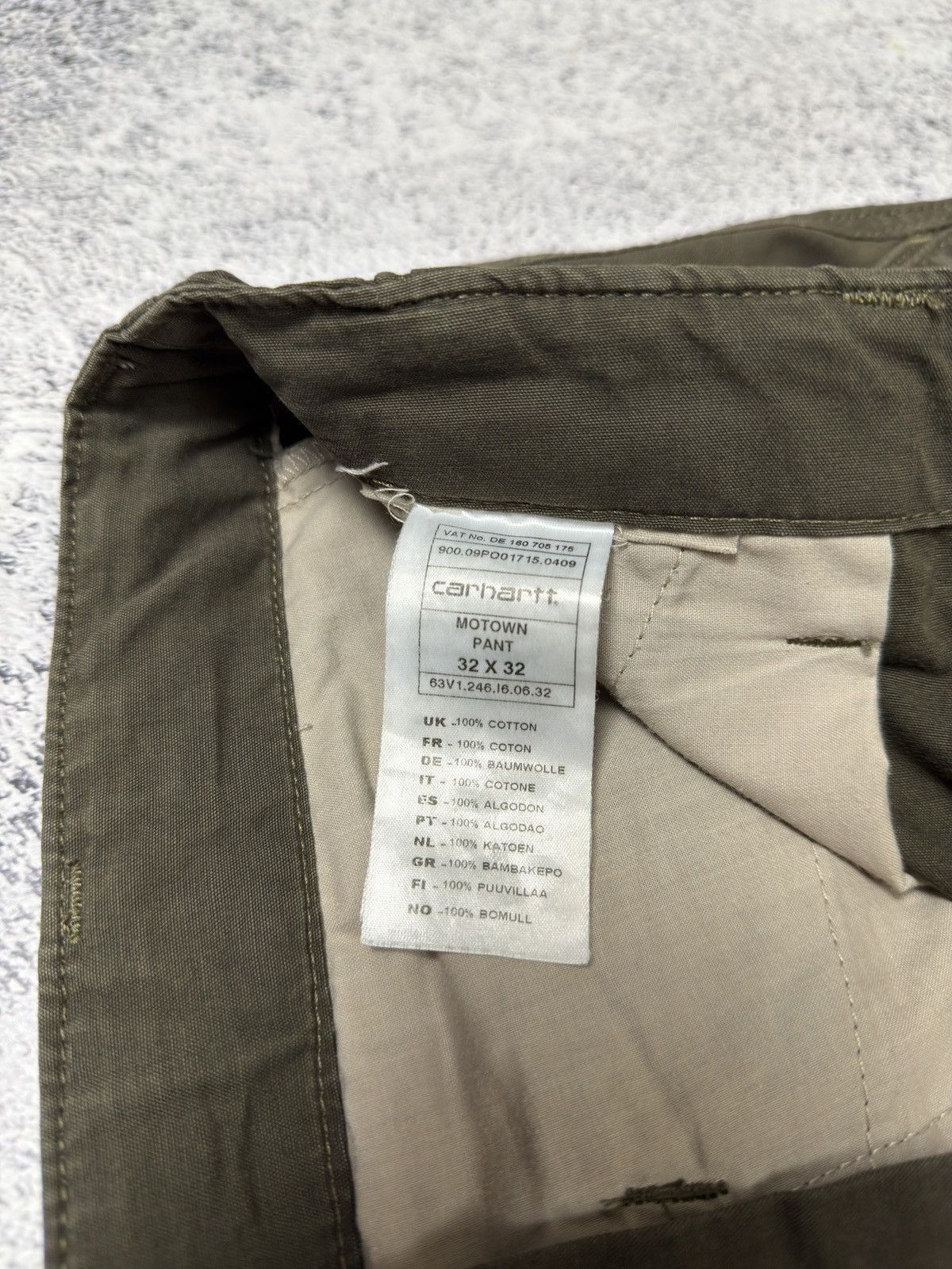 Carhartt Vintage Carhartt WIP Motown Cargo Pants Military Green Size US 32 / EU 48 - 16 Thumbnail
