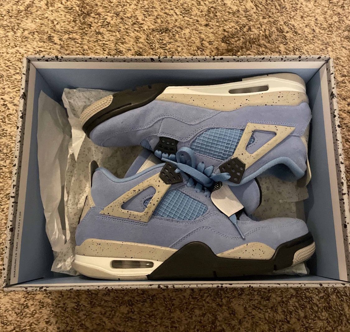 Nike Jordan 4 University Blue Size US 8 / EU 41 - 9 Thumbnail