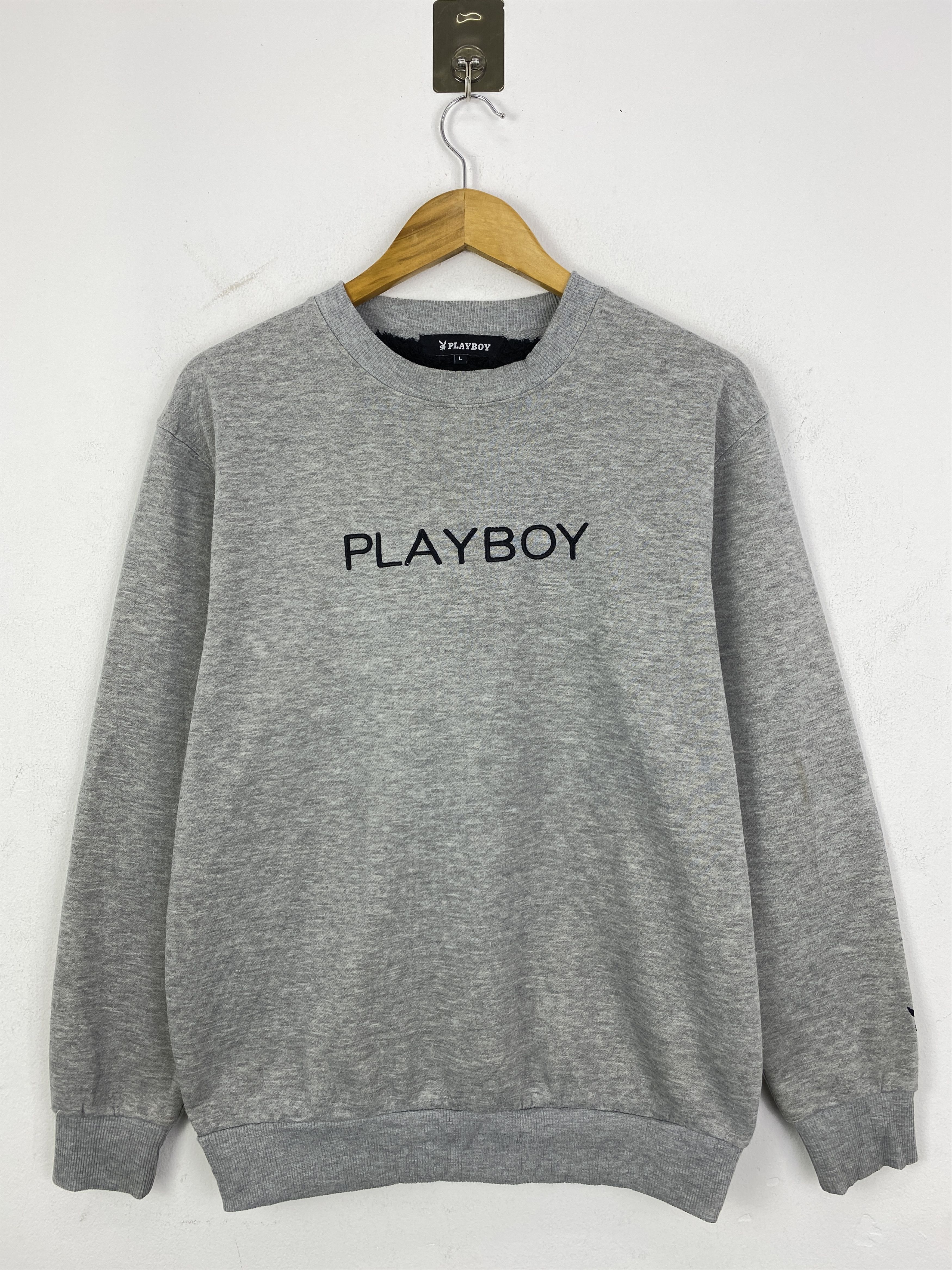 Playboy Vintage Playboy Wording Crewneck Sweatshirt SH0230 Size US L / EU 52-54 / 3 - 1 Thumbnail
