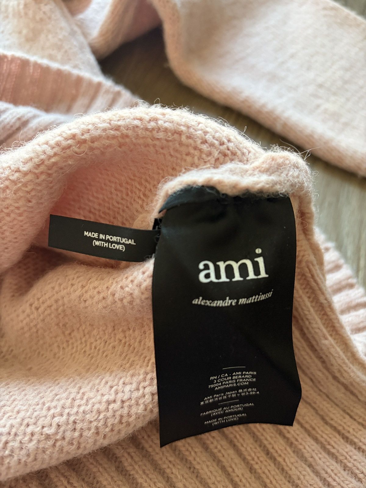 AMI Ami Alexandre Mattuussi pink sweater size Large Size US L / EU 52-54 / 3 - 5 Thumbnail
