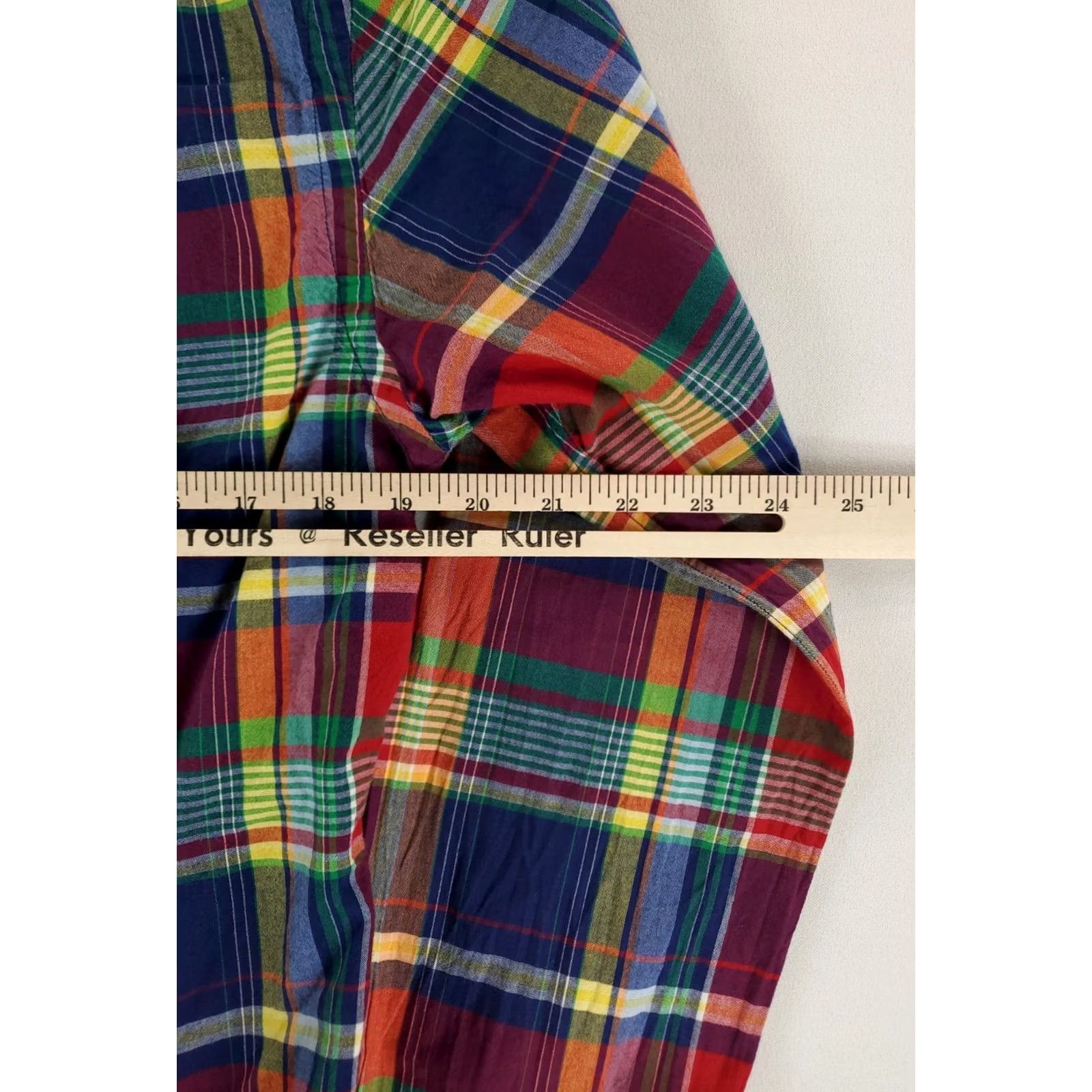 Polo Ralph Lauren Polo Ralph Lauren Shirt Plaid Madras Button-Down Long Sleeve Mens M Multicolor Size US M / EU 48-50 / 2 - 5 Thumbnail