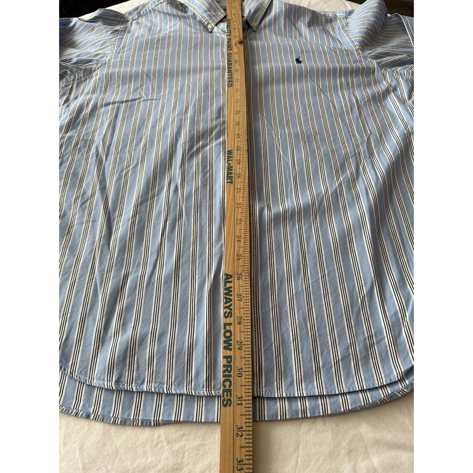 Ralph Lauren Ralph Lauren Classic Button Large Blue White Stripe w/Pony Size US L / EU 52-54 / 3 - 7 Thumbnail