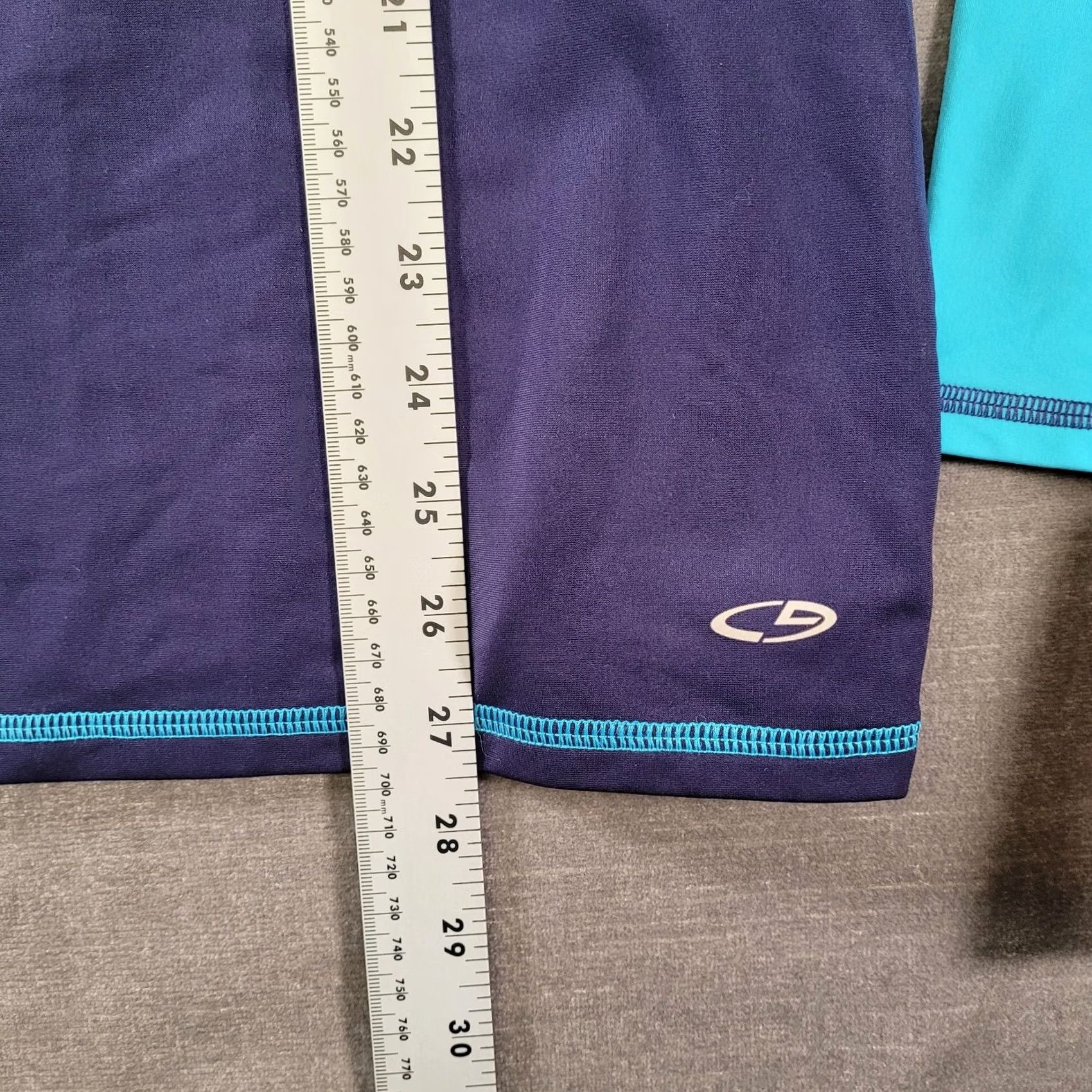 Champion Champion Women's Large Blue Long Sleeve T-Shirt Activewear Duo Dri Advanced Fitted Compression NWT Size L / US 10 / IT 46 - 6 Thumbnail