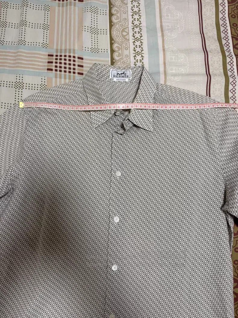 Hermes Hermes Shirt with Special Crafted Fabric, Classic H Patter Size US XS / EU 42 / 0 - 3 Thumbnail
