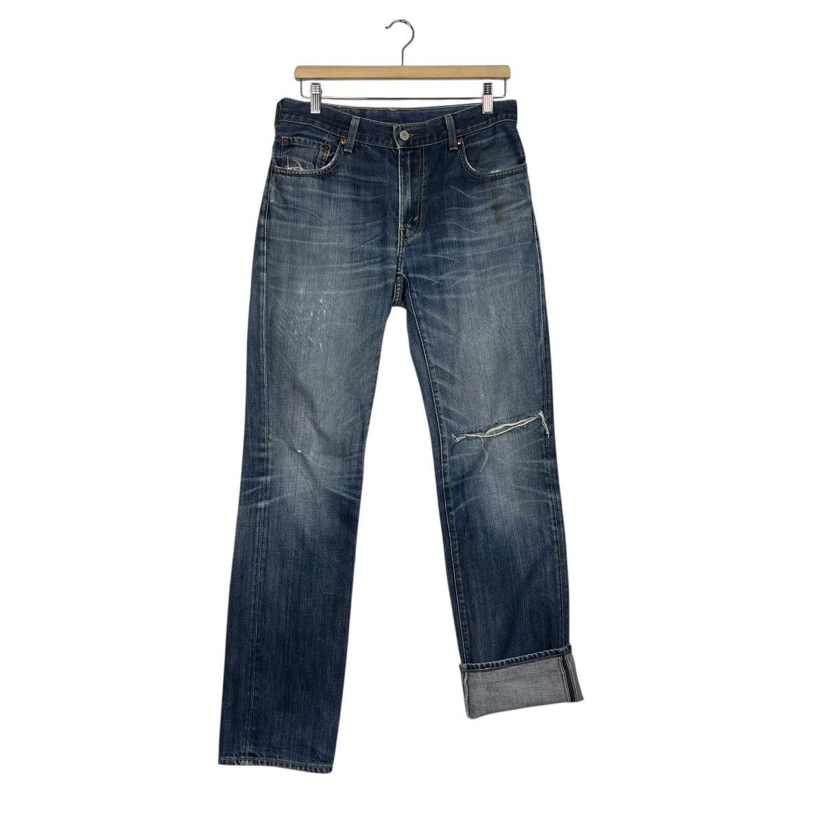 Levi's Vintage Y2k Levis Lot 505 Distressed Denim Jeans Size US 31 - 11 Thumbnail