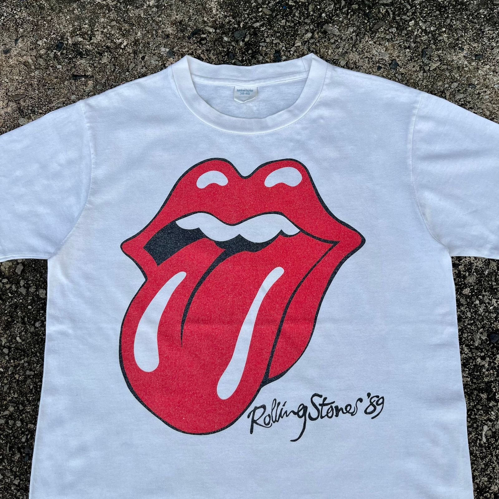 Band Tees × The Rolling Stones × Vintage vintage 1989 the rolling stones north american tour tee Size US M / EU 48-50 / 2 - 2 Thumbnail