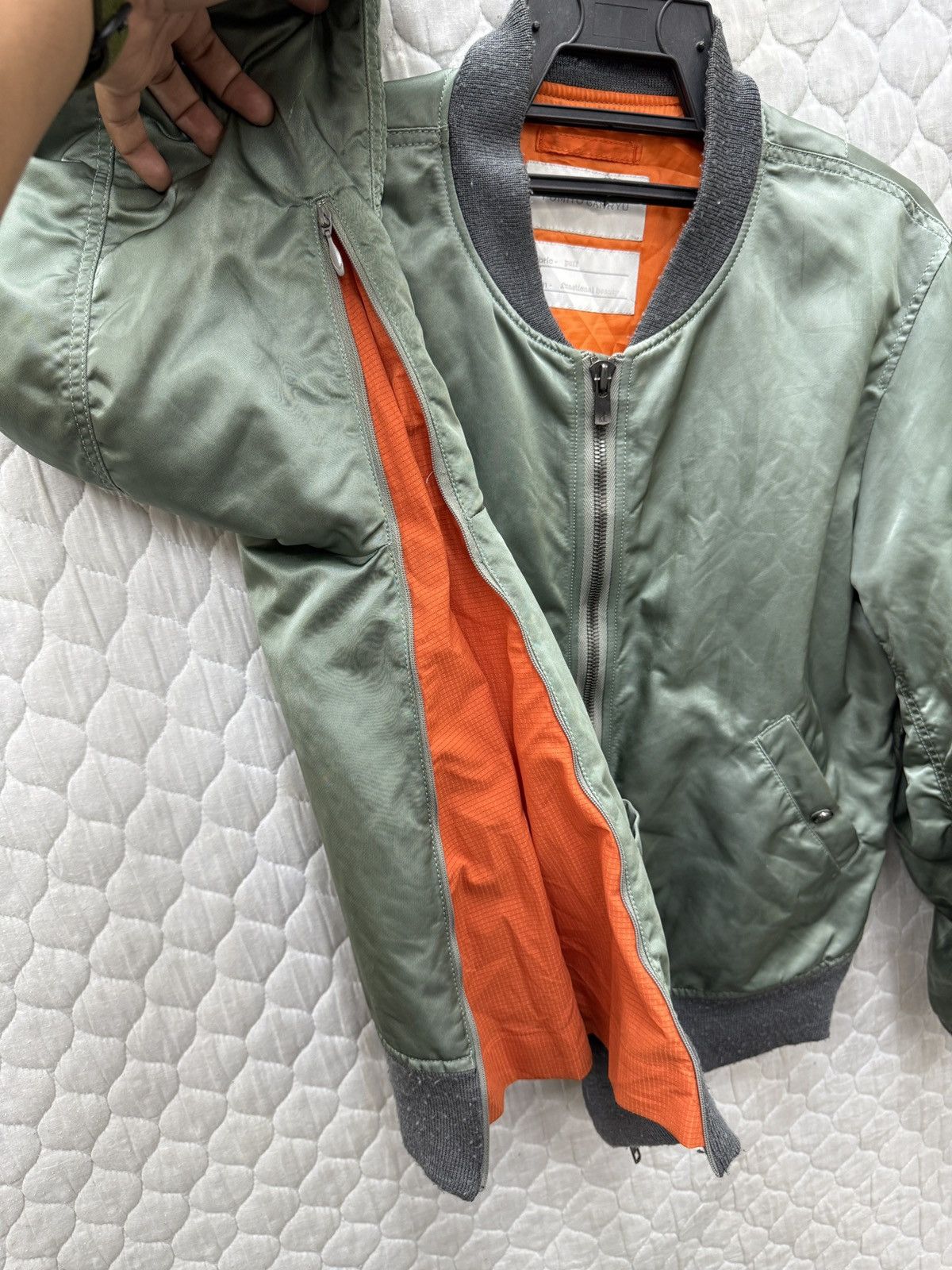 Fumito Ganryu 🔥🔥🔥ARCHIVE AW20 FUMITO GANRYU MA1 BOMBER FLIGHT JACKET Size US M / EU 48-50 / 2 - 13 Thumbnail