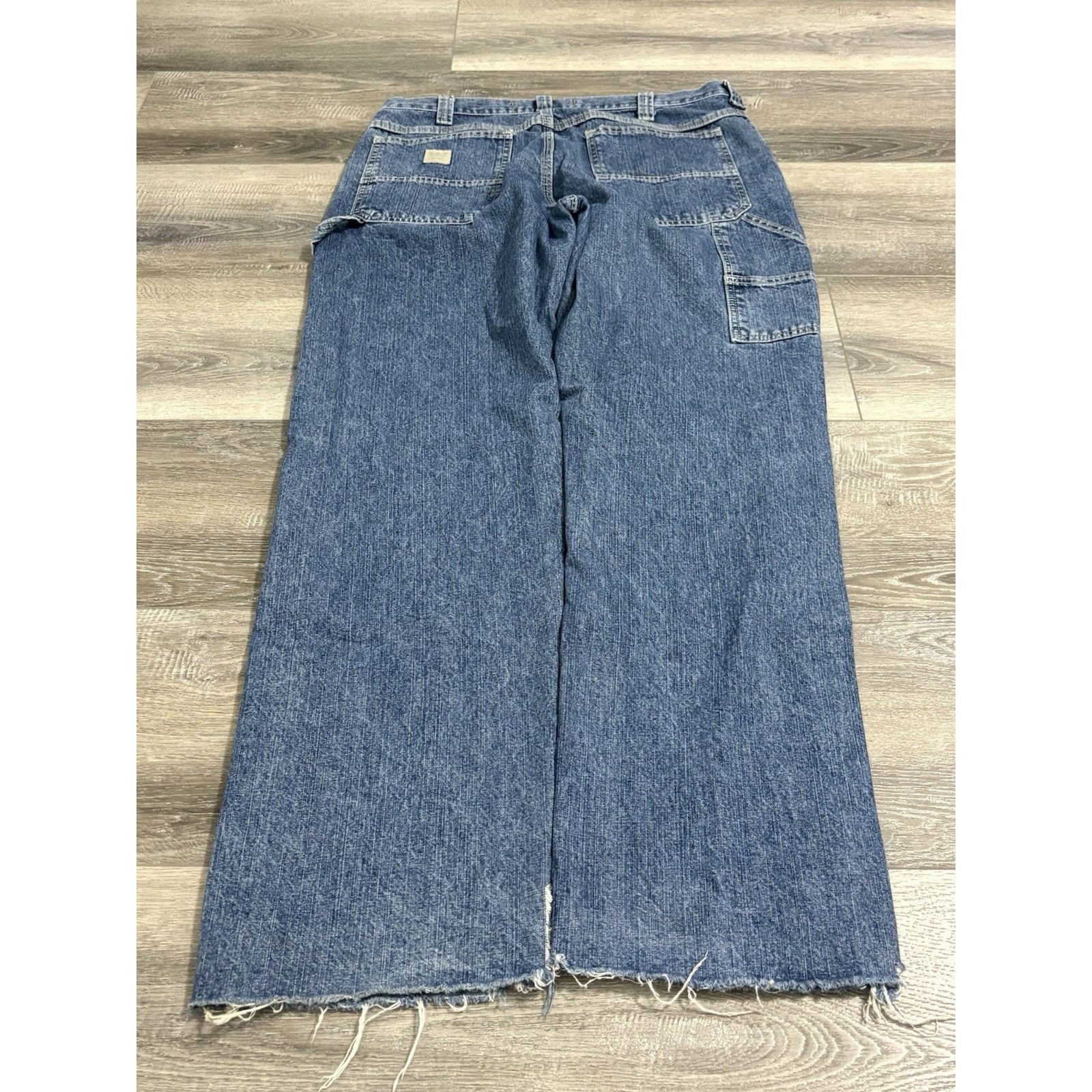 Lee Vintage Lee Dungarees Dark Wash Baggy Carpenter Jeans Retro Size US 36 / EU 52 - 1 Thumbnail